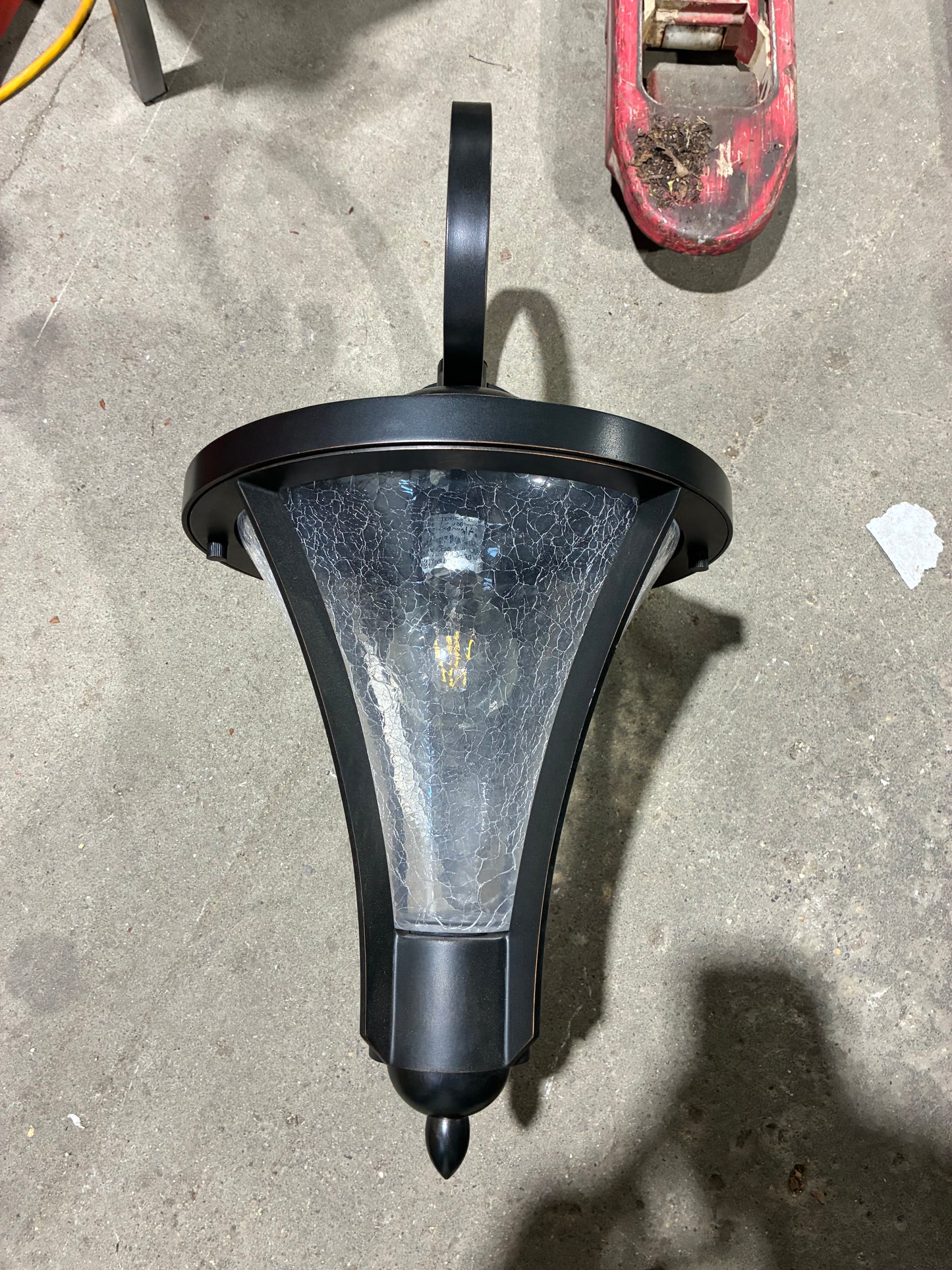 Black Outdoor Wall Lantern Light Fixture