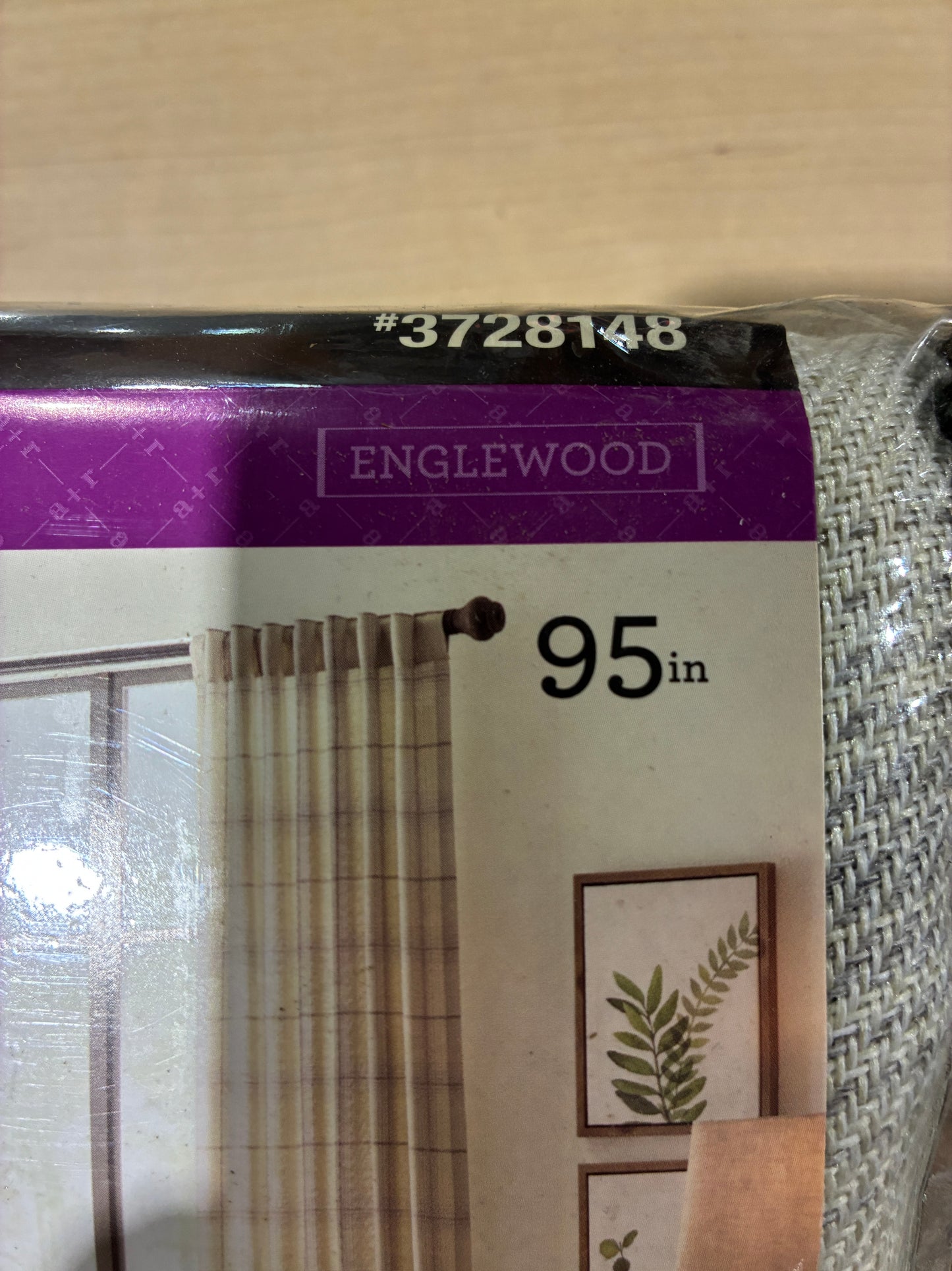 Allen + Roth Englewood 95" Curtain Panels – Cream