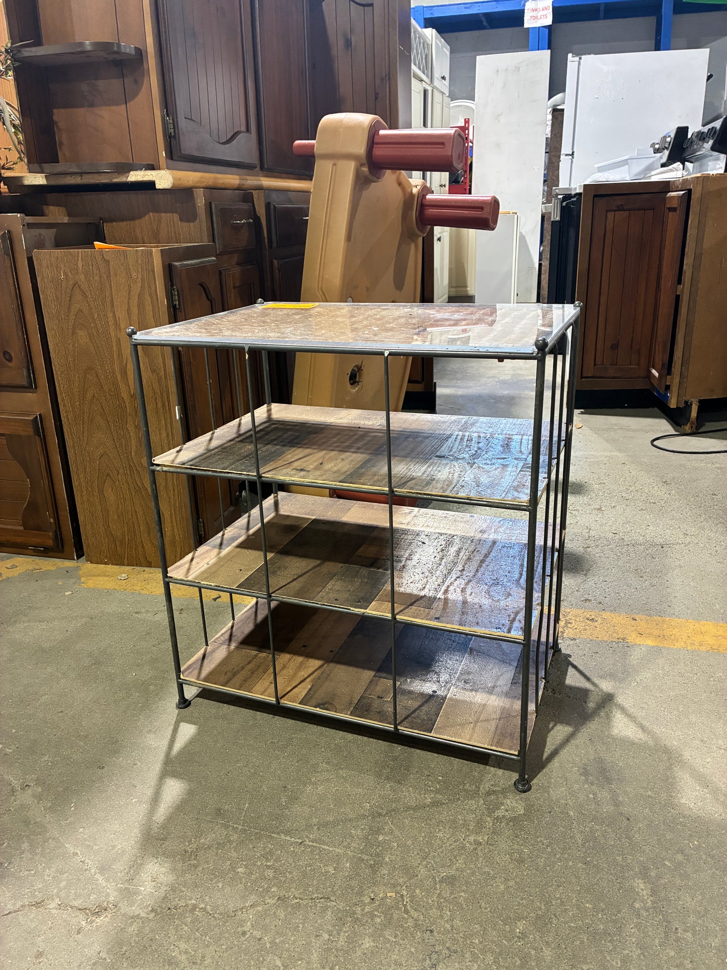 Industrial Style 4-Tier Storage Shelf