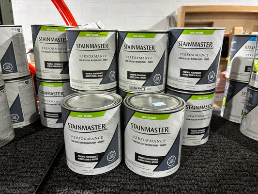Stainmaster Performance Interior Paint + Primer (Satin Finish, Base C)