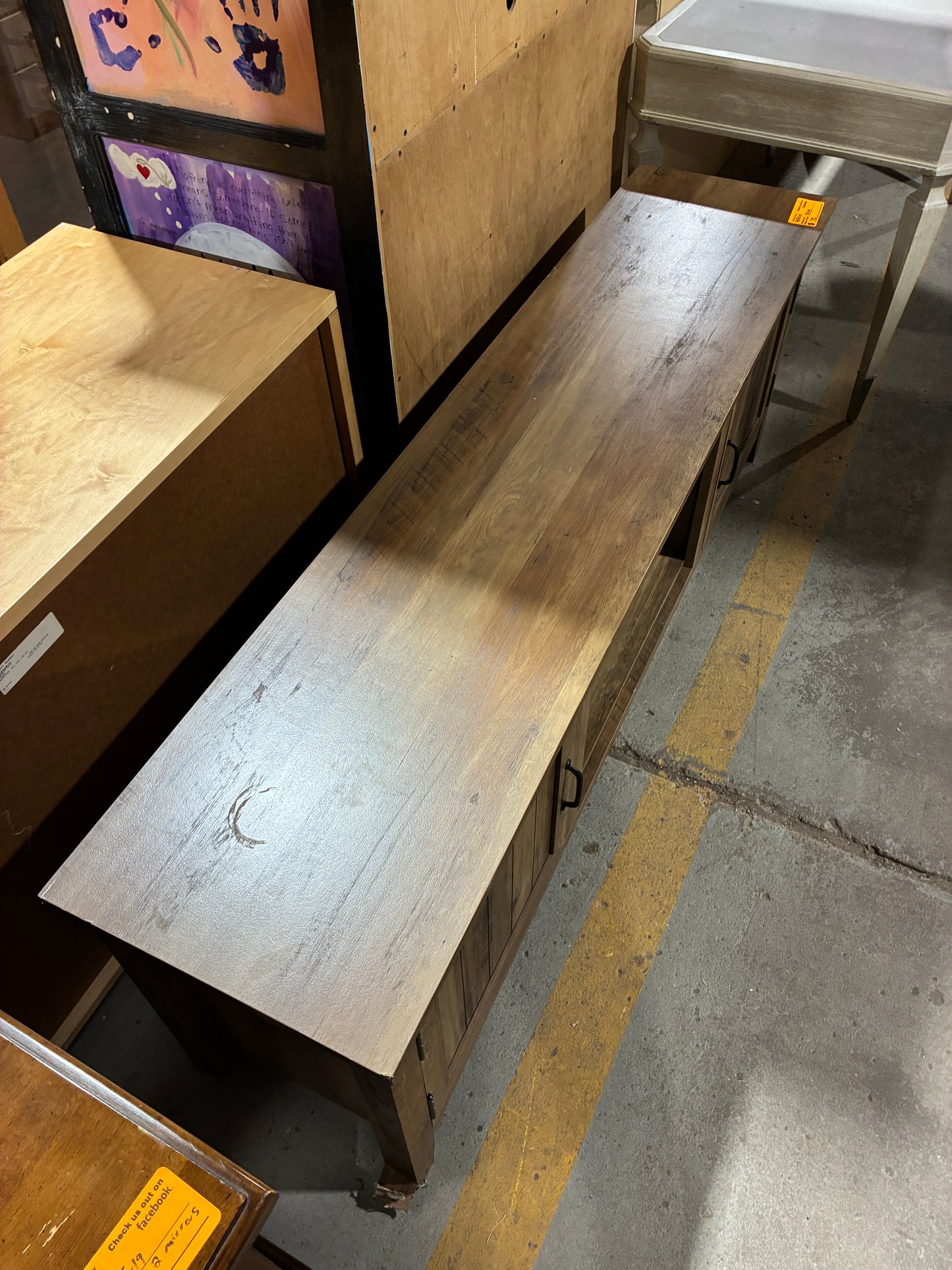 Rustic Wood TV Stand / Media Console