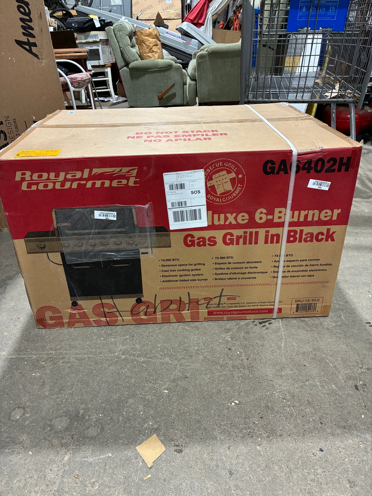 Royal Gourmet 6-Burner Gas Grill (Model GA6402H)