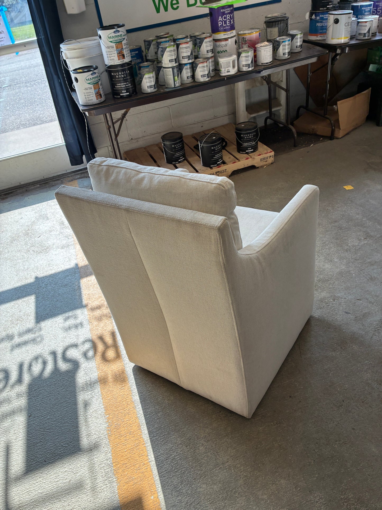Arhaus Upholstered Swivel Accent Chair