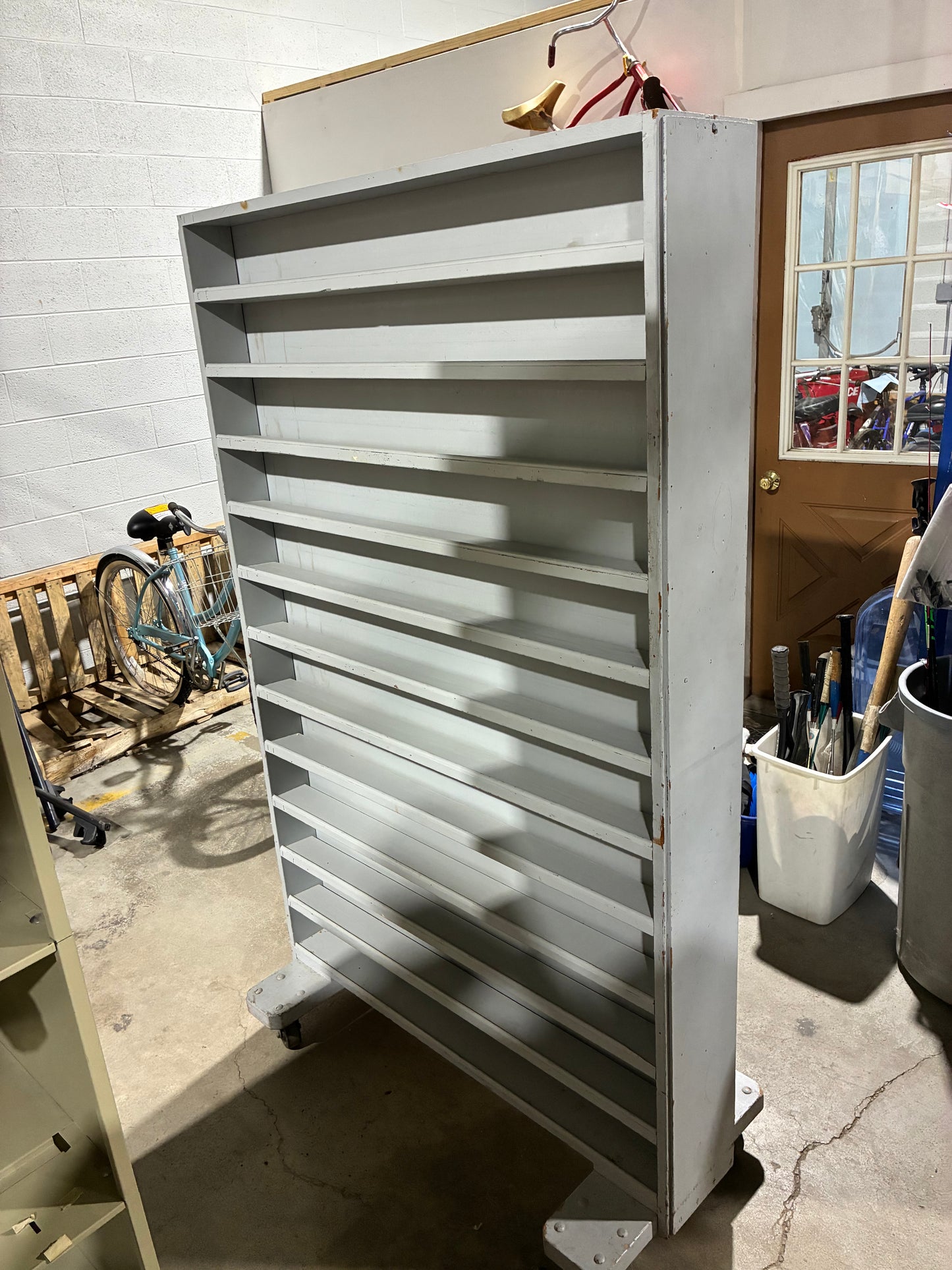 Double-Sided Rolling Literature & Display Rack
