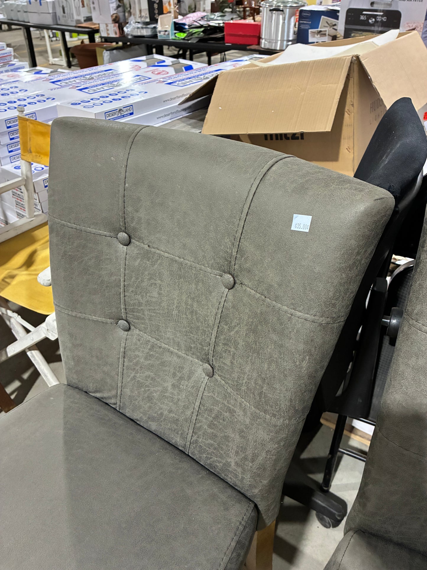 Upholstered Dining Chairs with Wood Legs