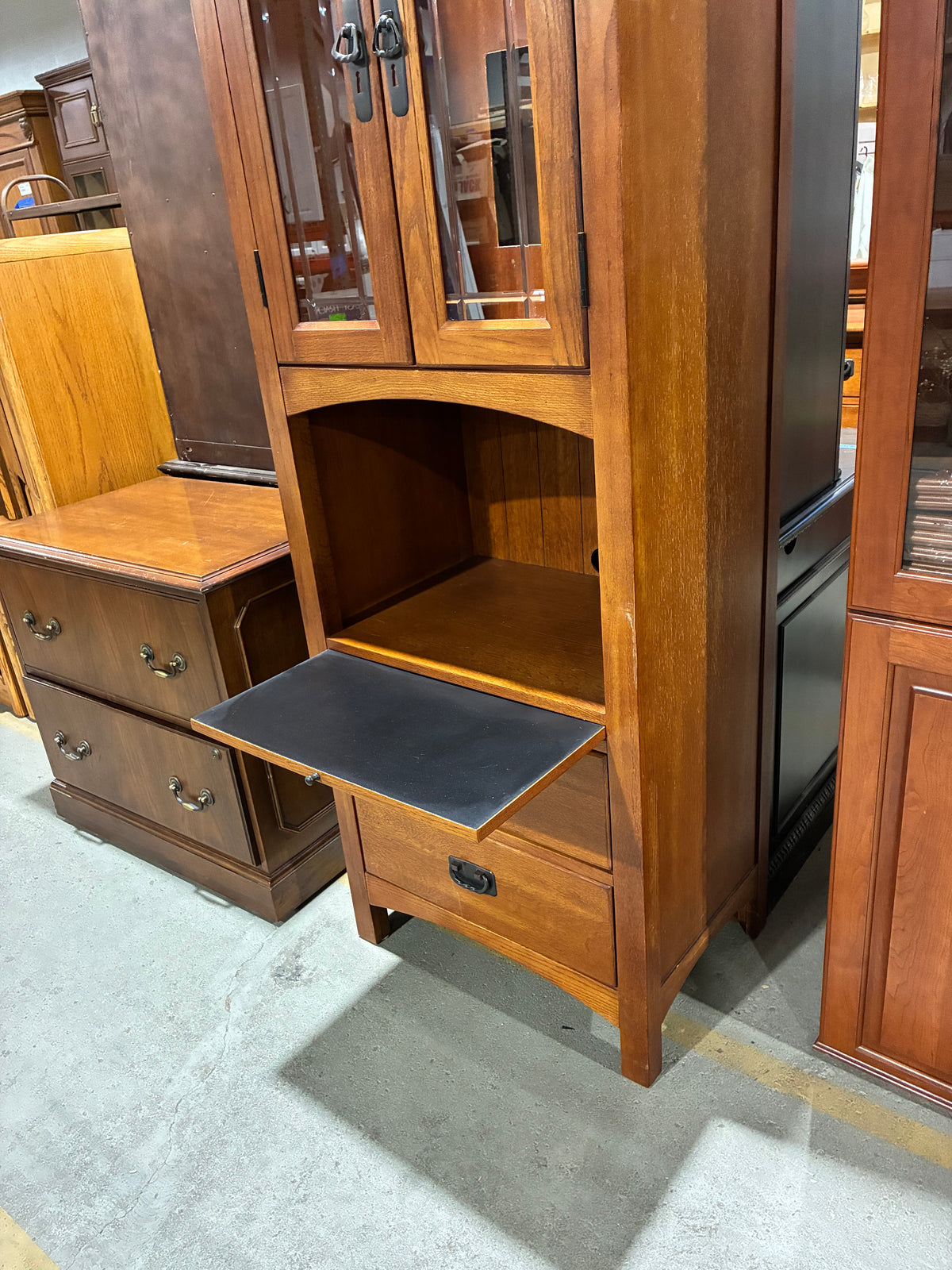 Wynwood Wood Media Storage Cabinet