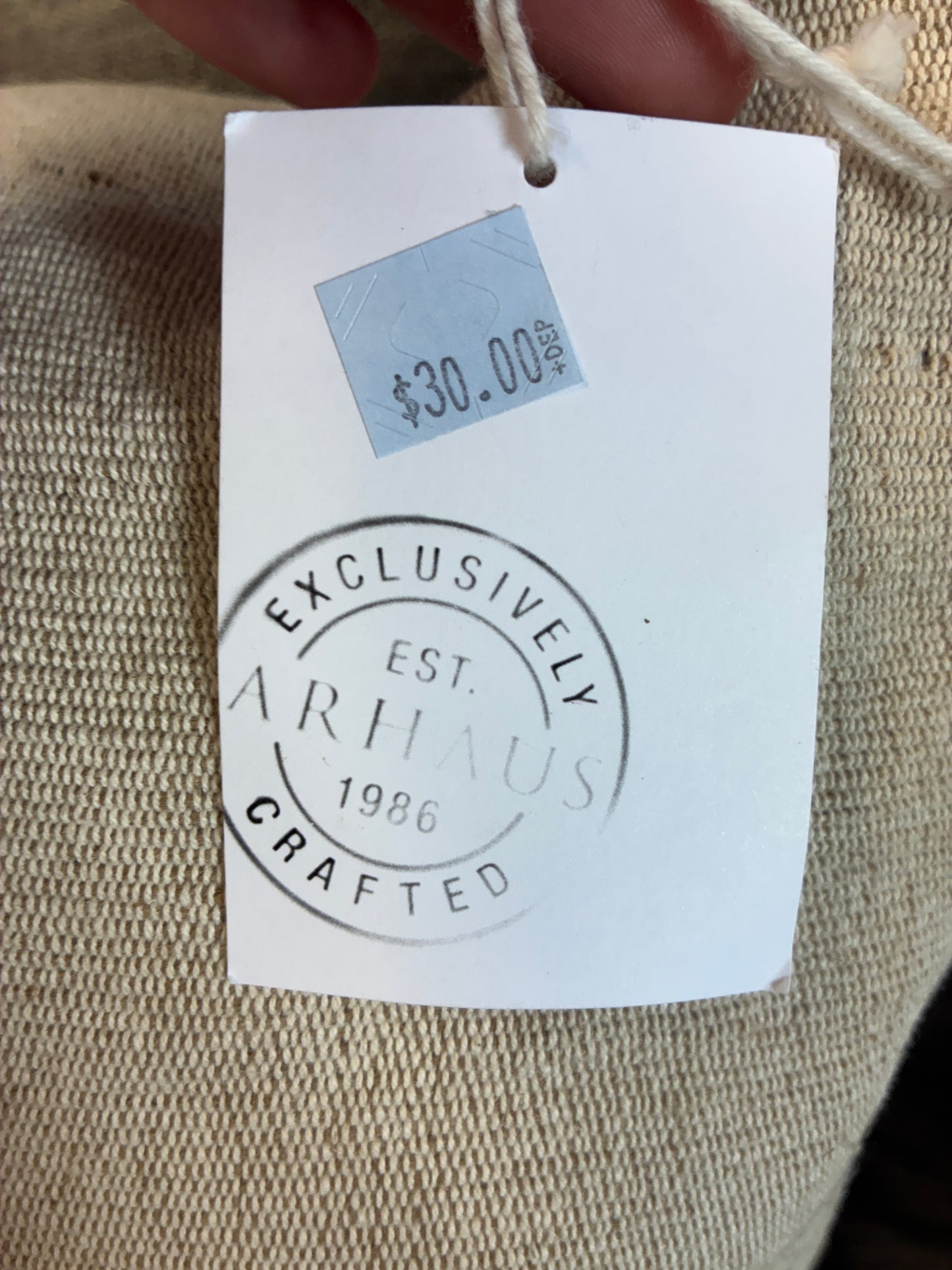 Arhaus Striped Linen Throw Pillows