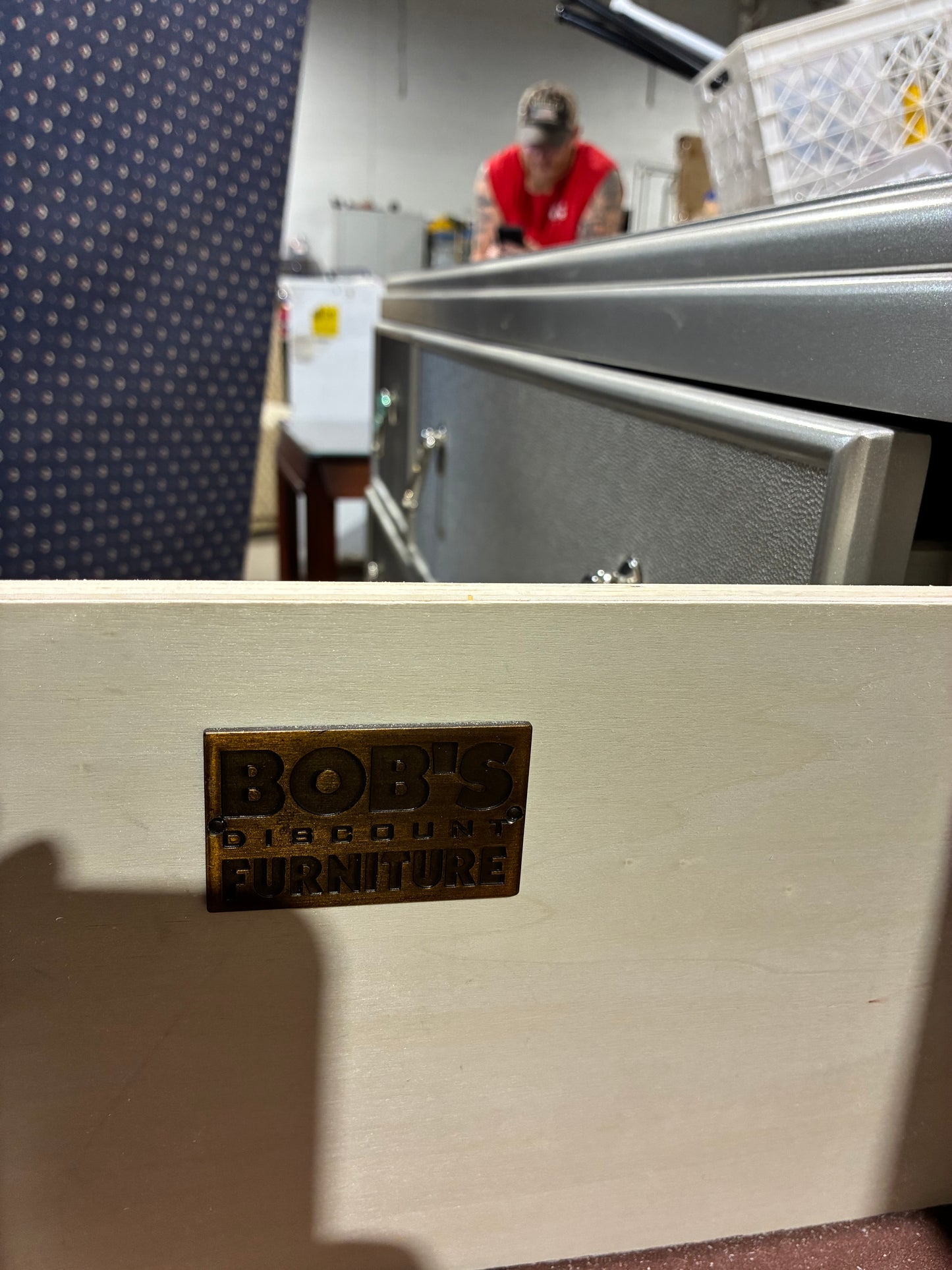 Silver Glam 8-Drawer Dresser by Bob's Furniture