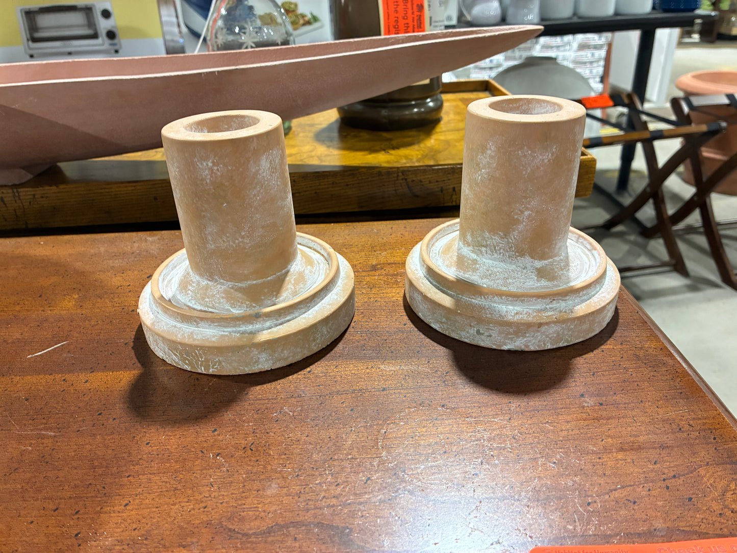 Arhaus Stone Tealight Candle Holders
