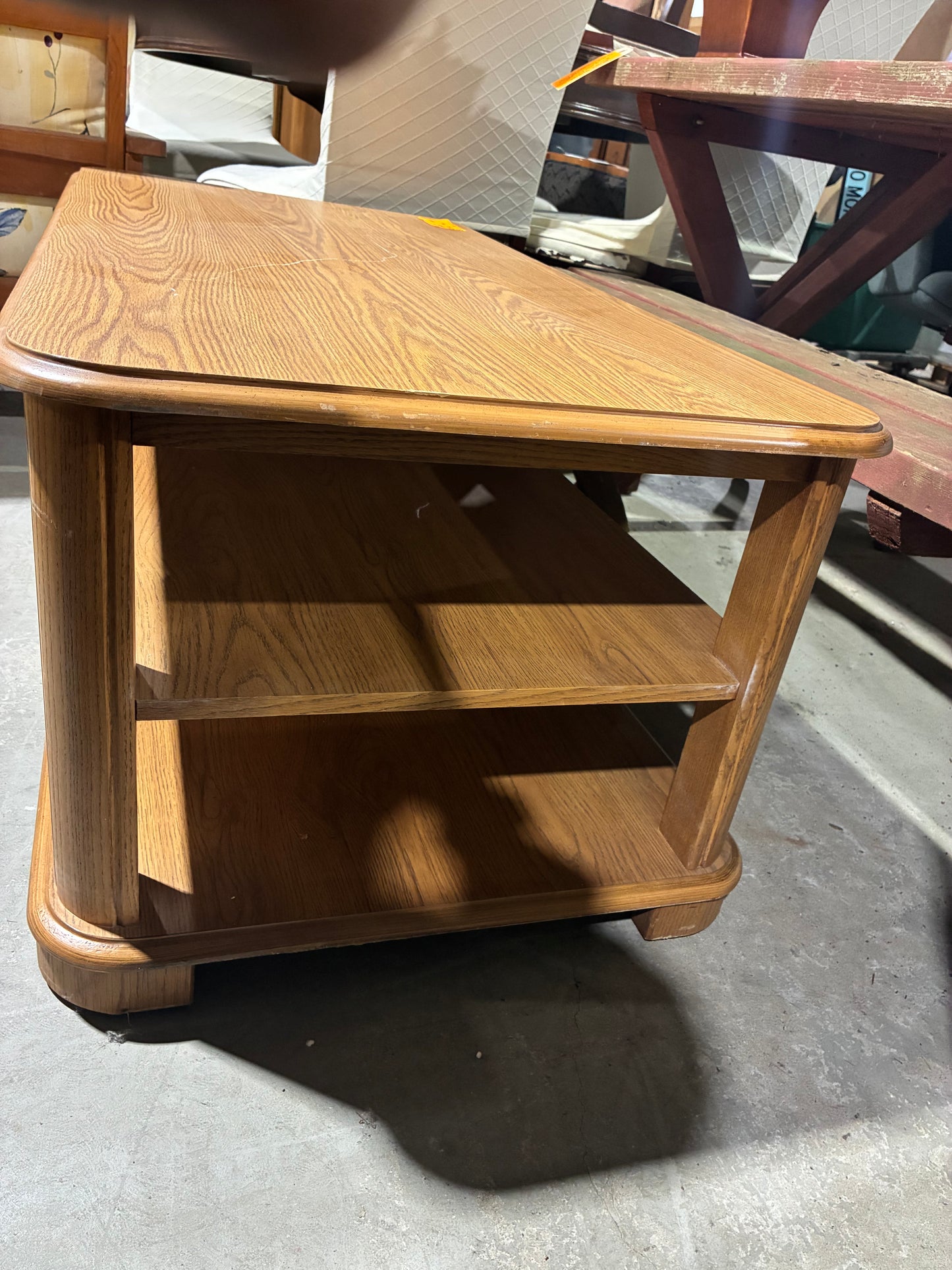 Oak Entertainment Center / TV Stand