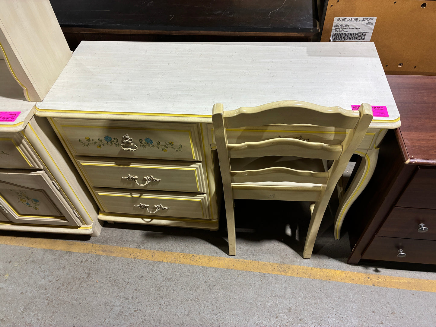 Henry Link Vintage Vanity Desk with Chair