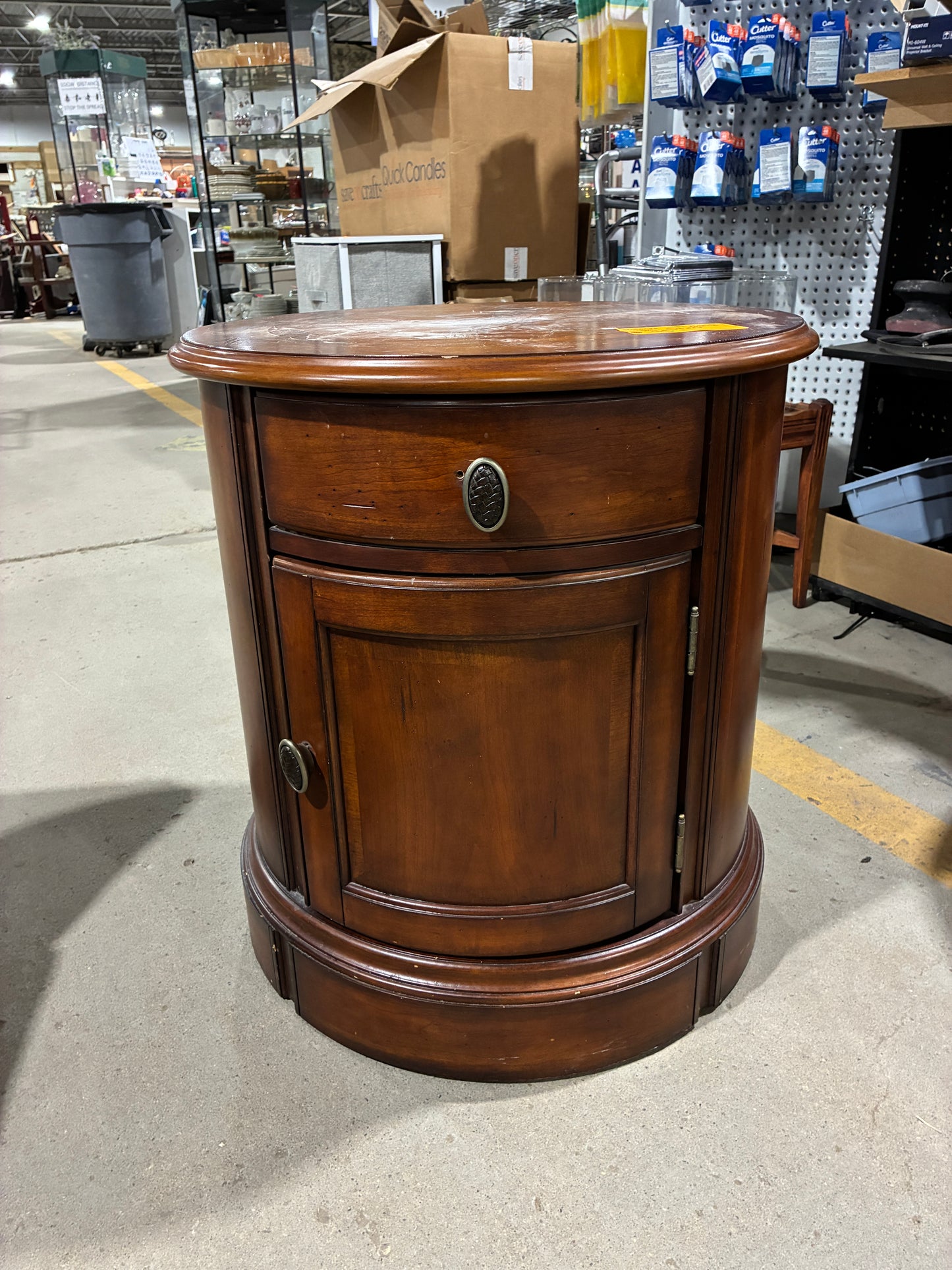 Universal Furniture Round Storage Cabinet #1