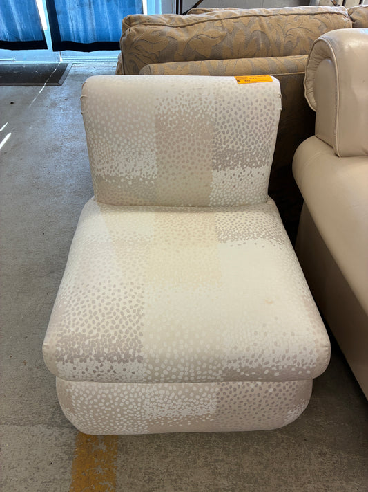 Modern Upholstered Armless Accent Chair