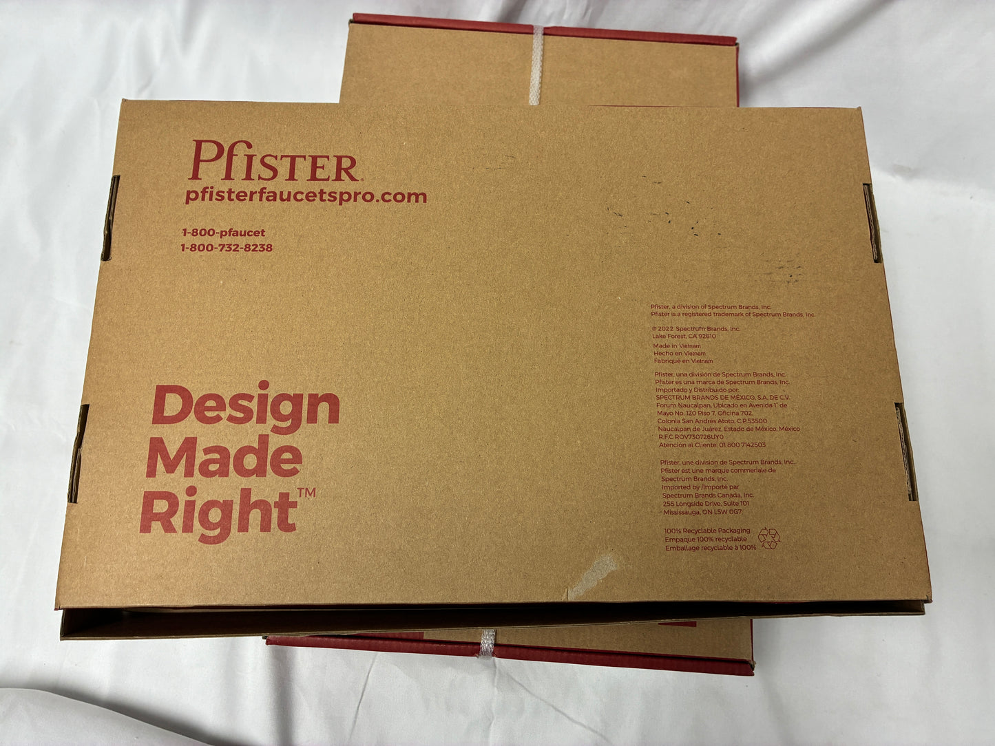 Pfister Woodbury 8"–20" Widespread Bathroom Faucet (Model LG49-WD0GS) – New in Box