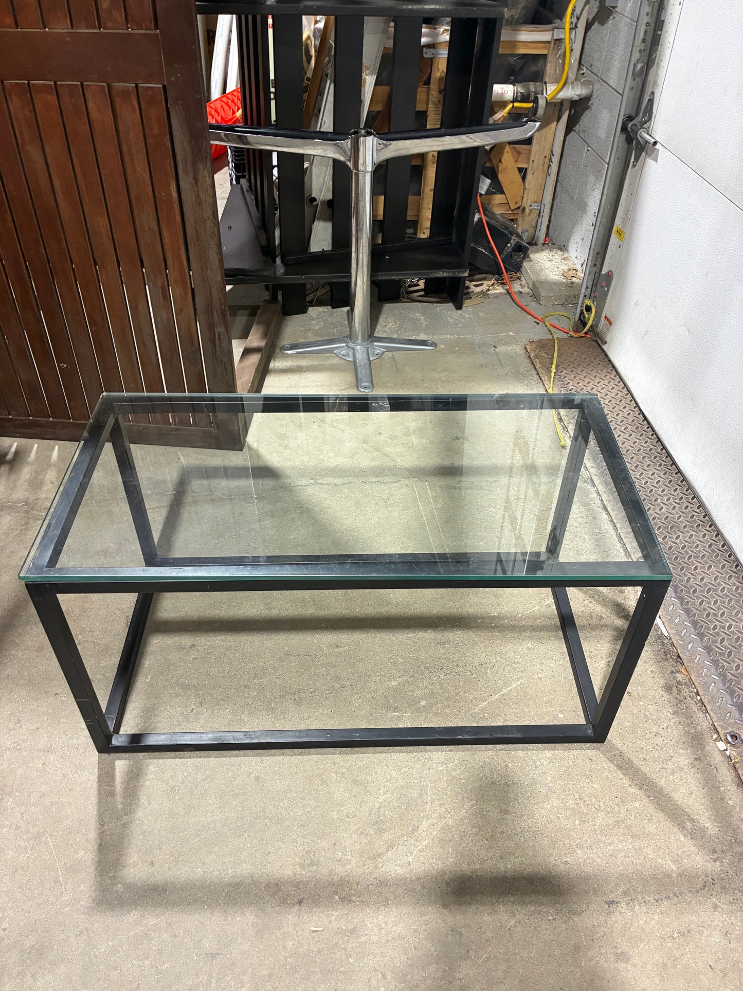 Modern Glass Top Coffee Table