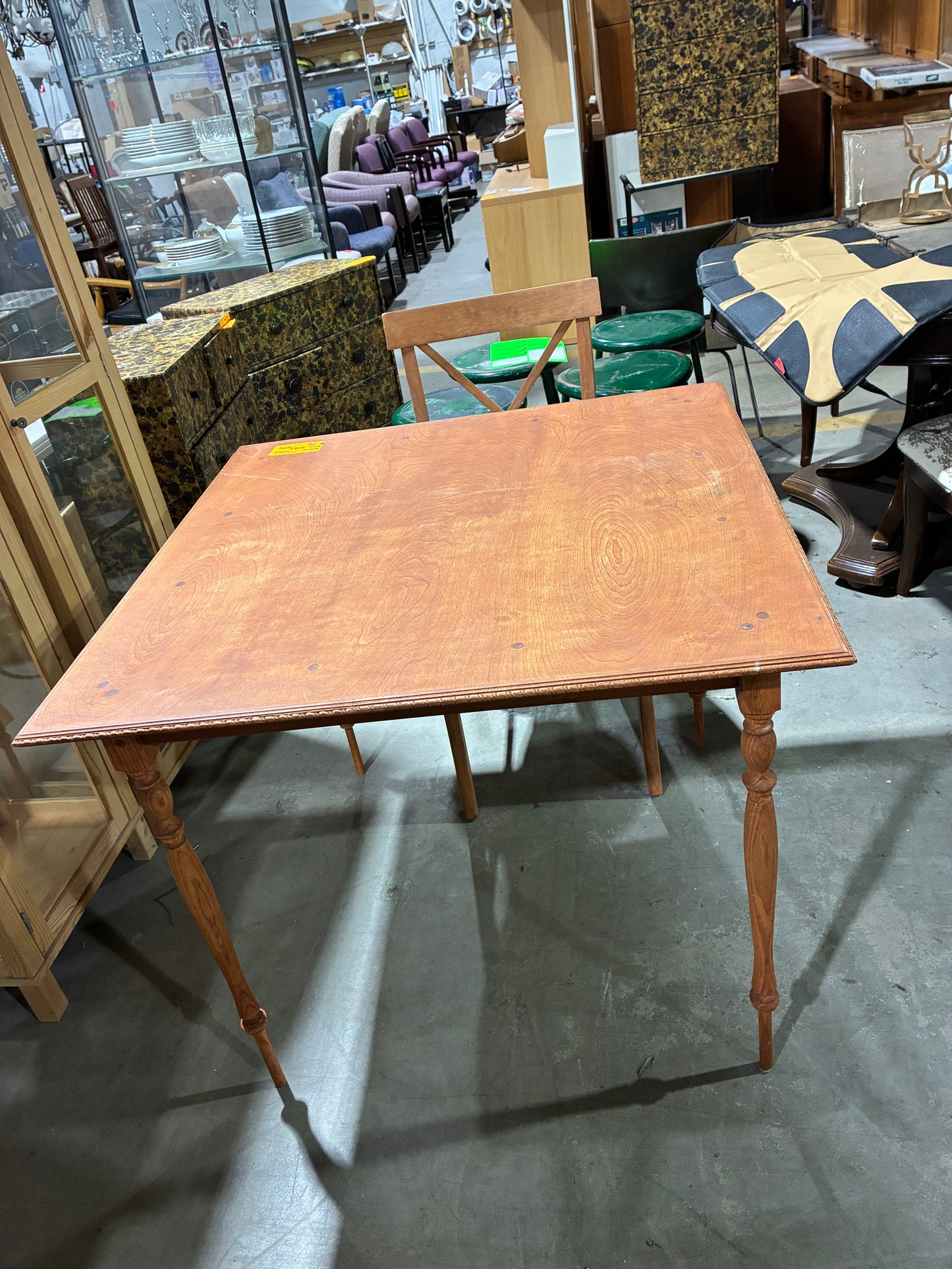 Wood Dining Table with 2 Chairs