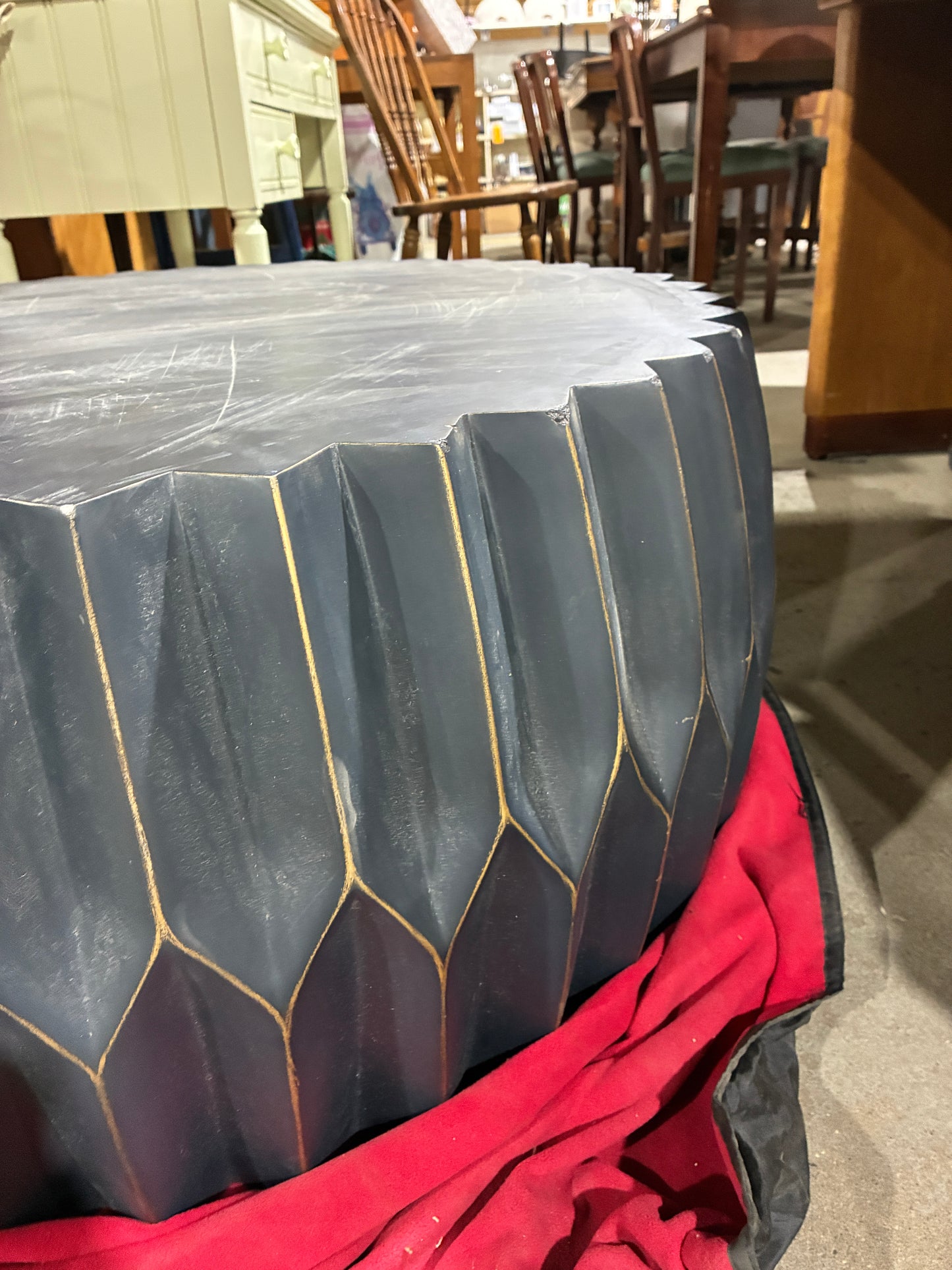 Arhaus Sculptural Round Coffee Table
