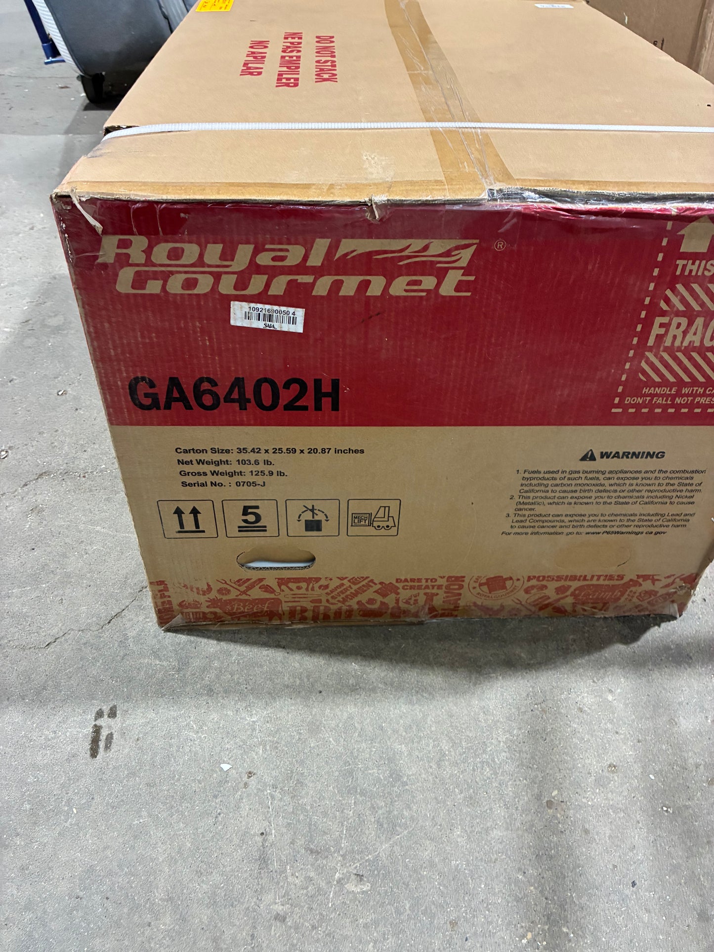 Royal Gourmet 6-Burner Gas Grill (Model GA6402H)