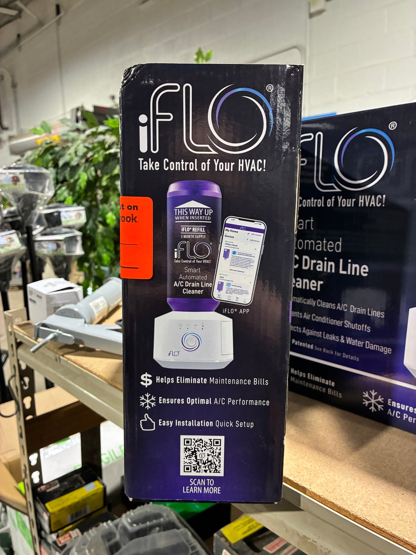 iFLO Smart Automated A/C Drain Line Cleaner