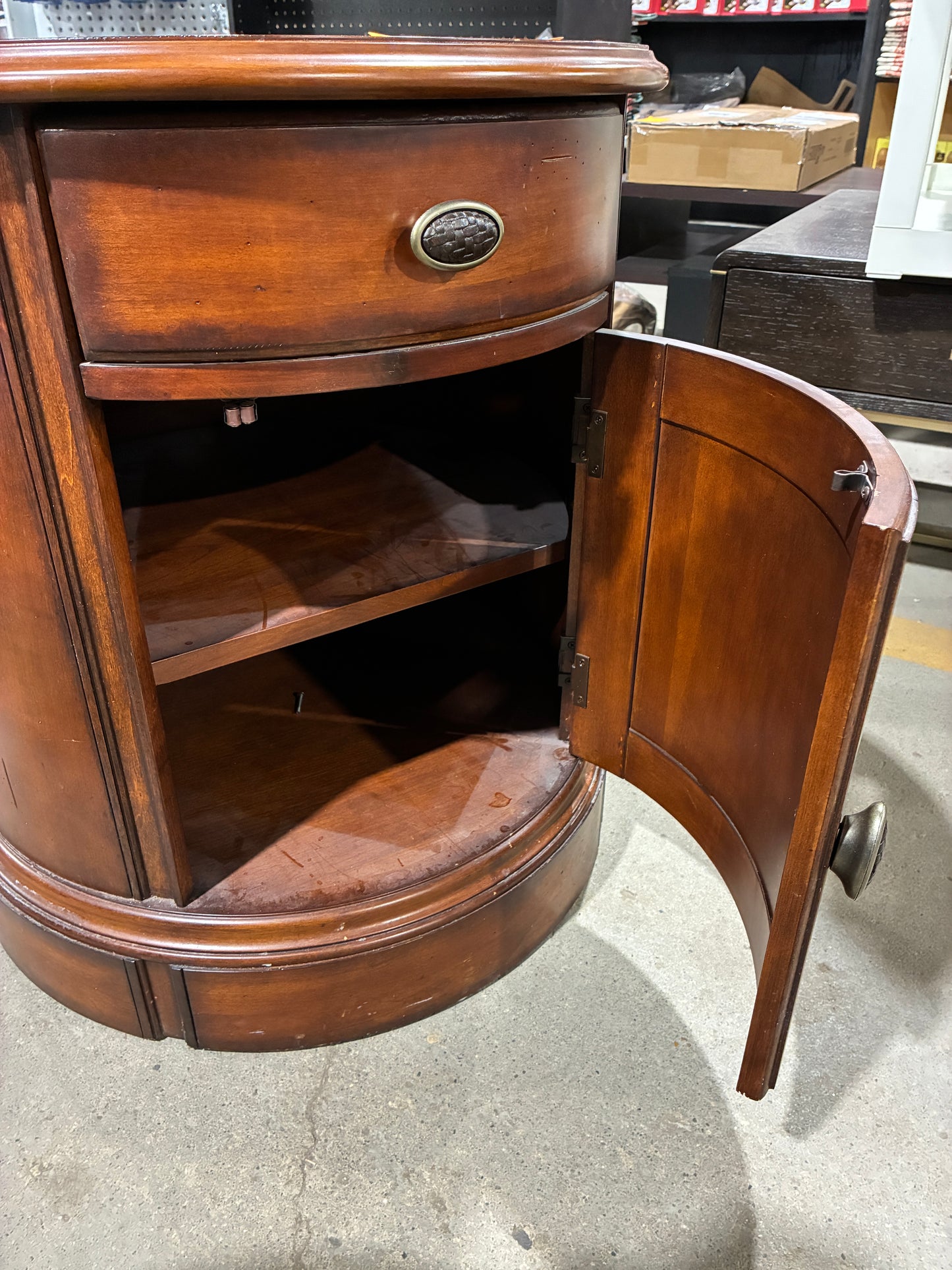 Universal Furniture Round Storage Cabinet #2
