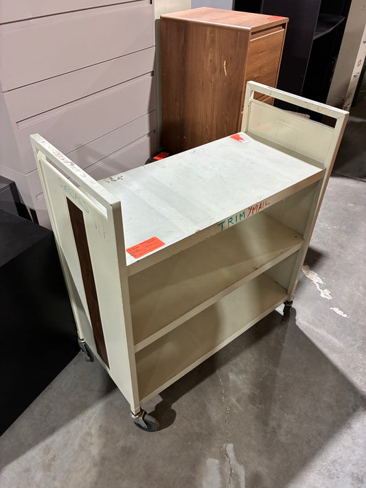 Rolling Utility Cart with Shelves