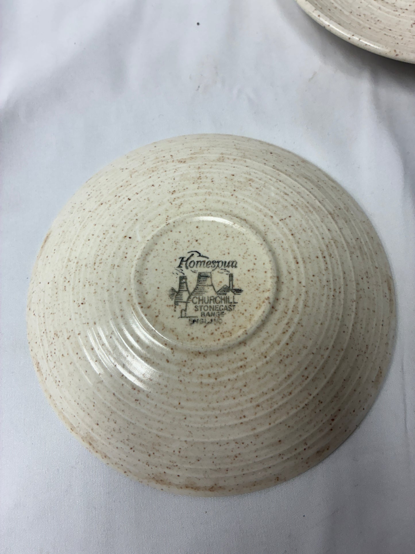 Set of 4 Churchill Stonecast “Homespun” Small Plates