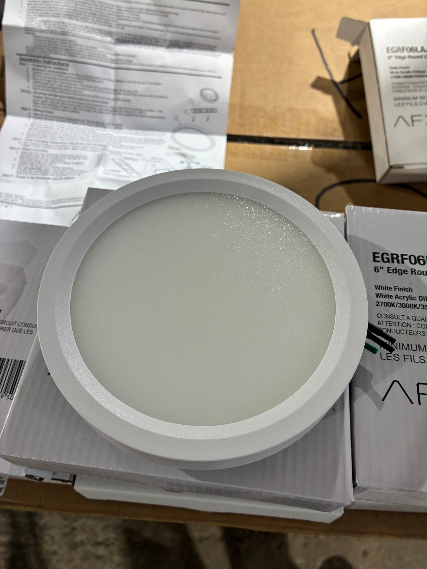 AFX 6" Edge Round LED Surface Mount Light (Adjustable Color Temperature)