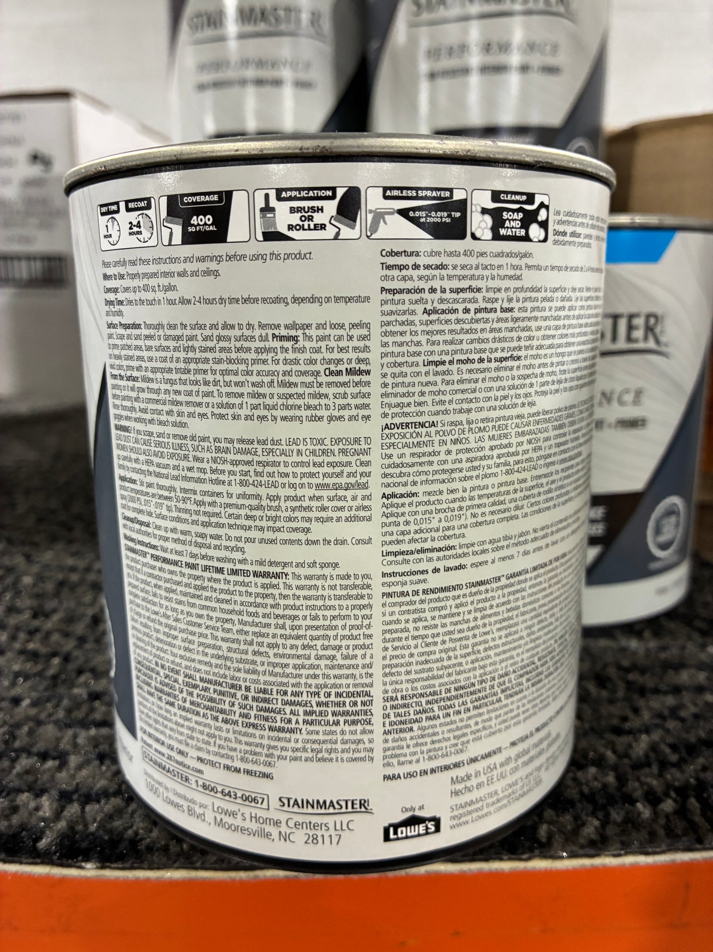Stainmaster Performance Interior Paint + Primer (Matte Finish, Base B)