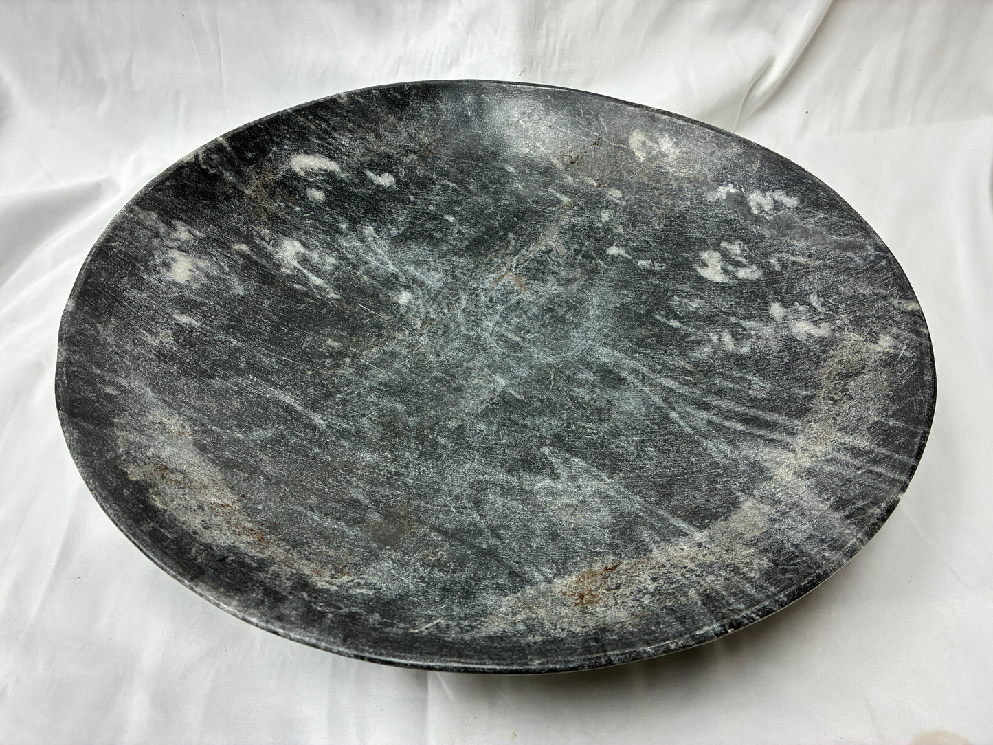 Arhaus Black Marble Decorative Bowl – Oversized Statement Piece