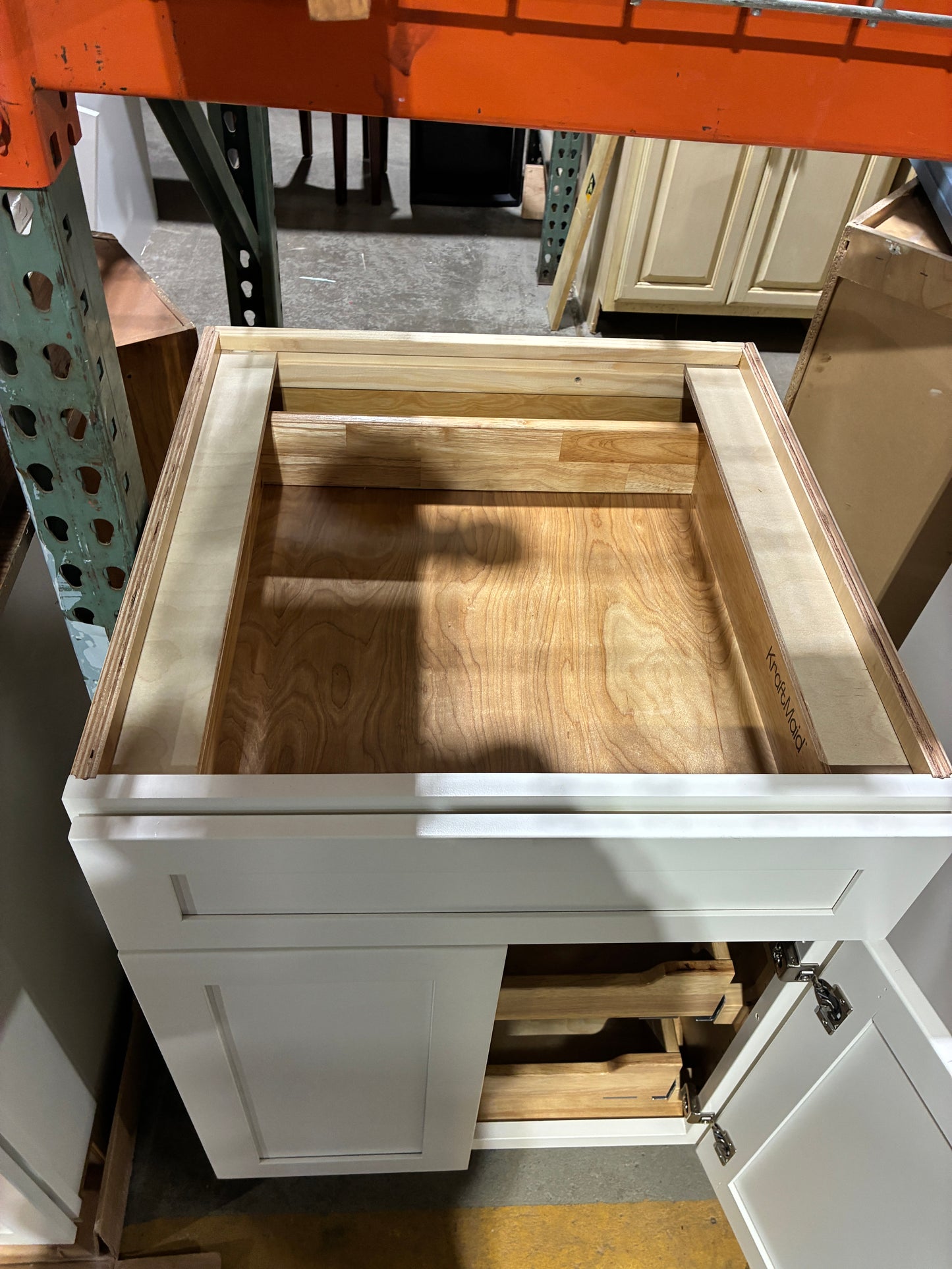 KraftMaid White Bathroom Vanity Cabinet