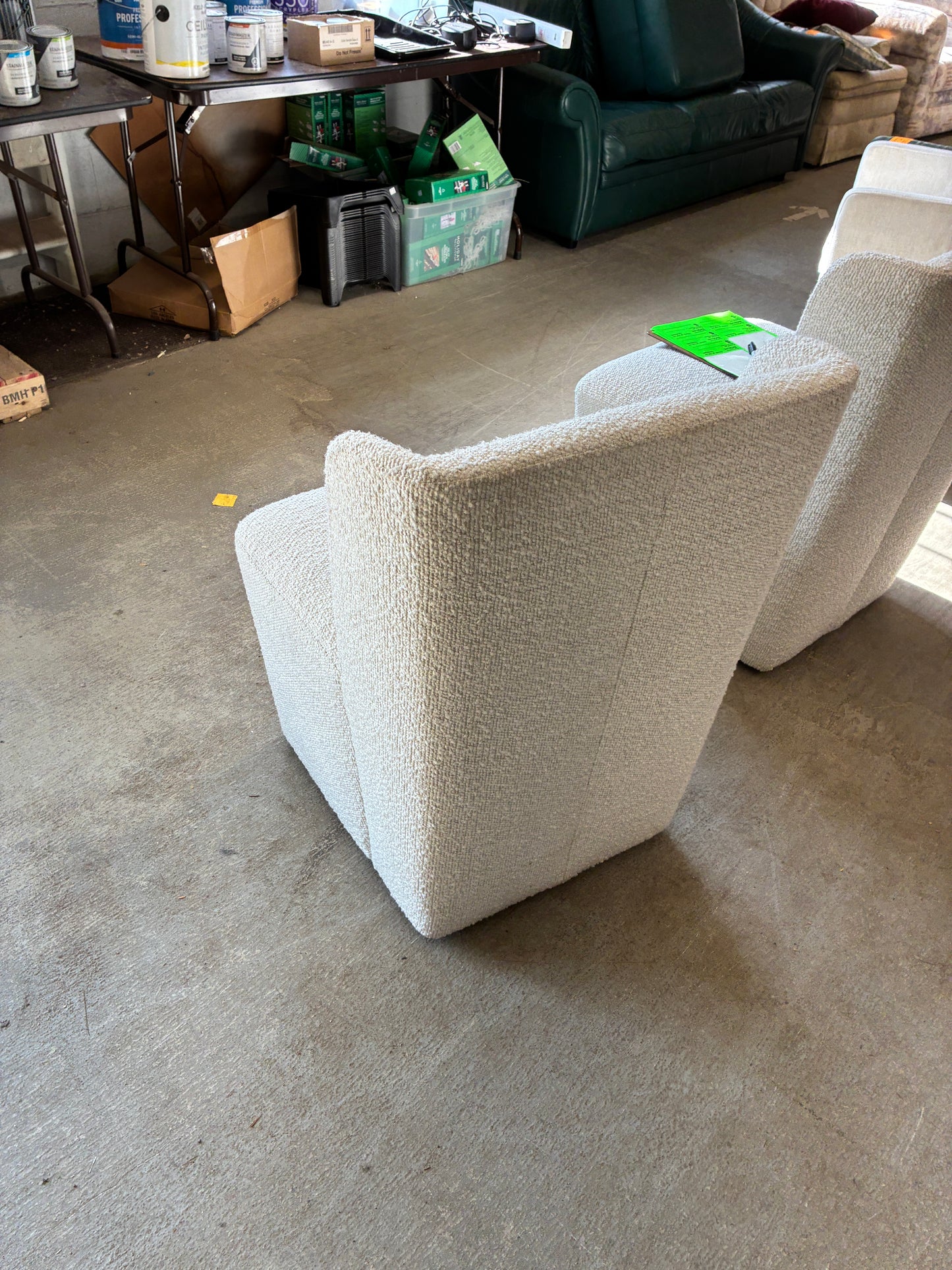 Arhaus Mila Merino Pearl Dining Chair