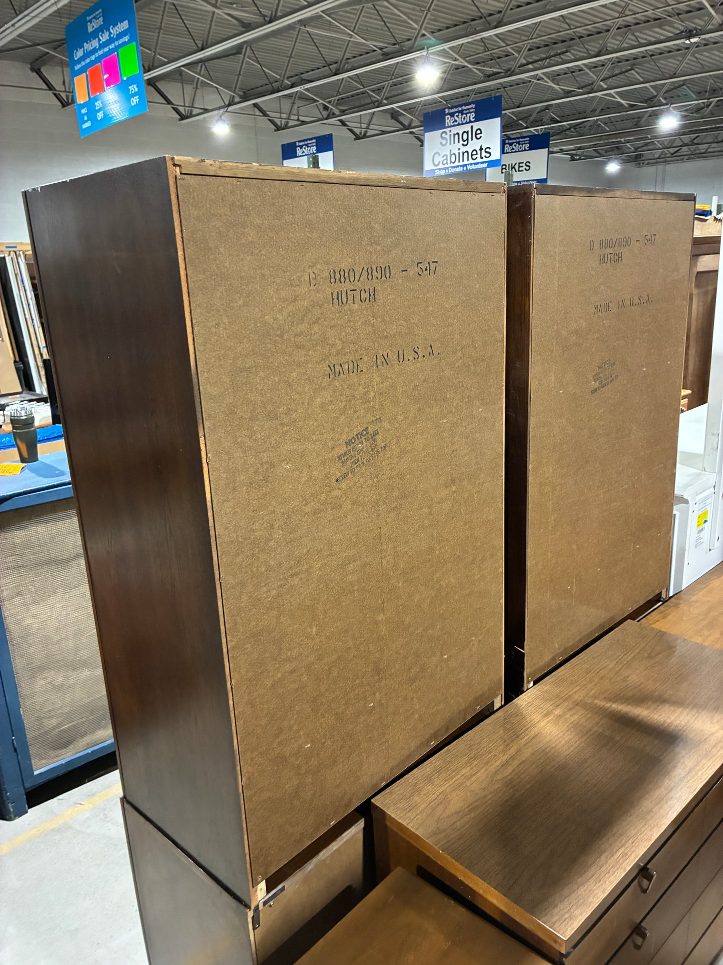 Act II Dark Wood Storage Cabinet Armoire