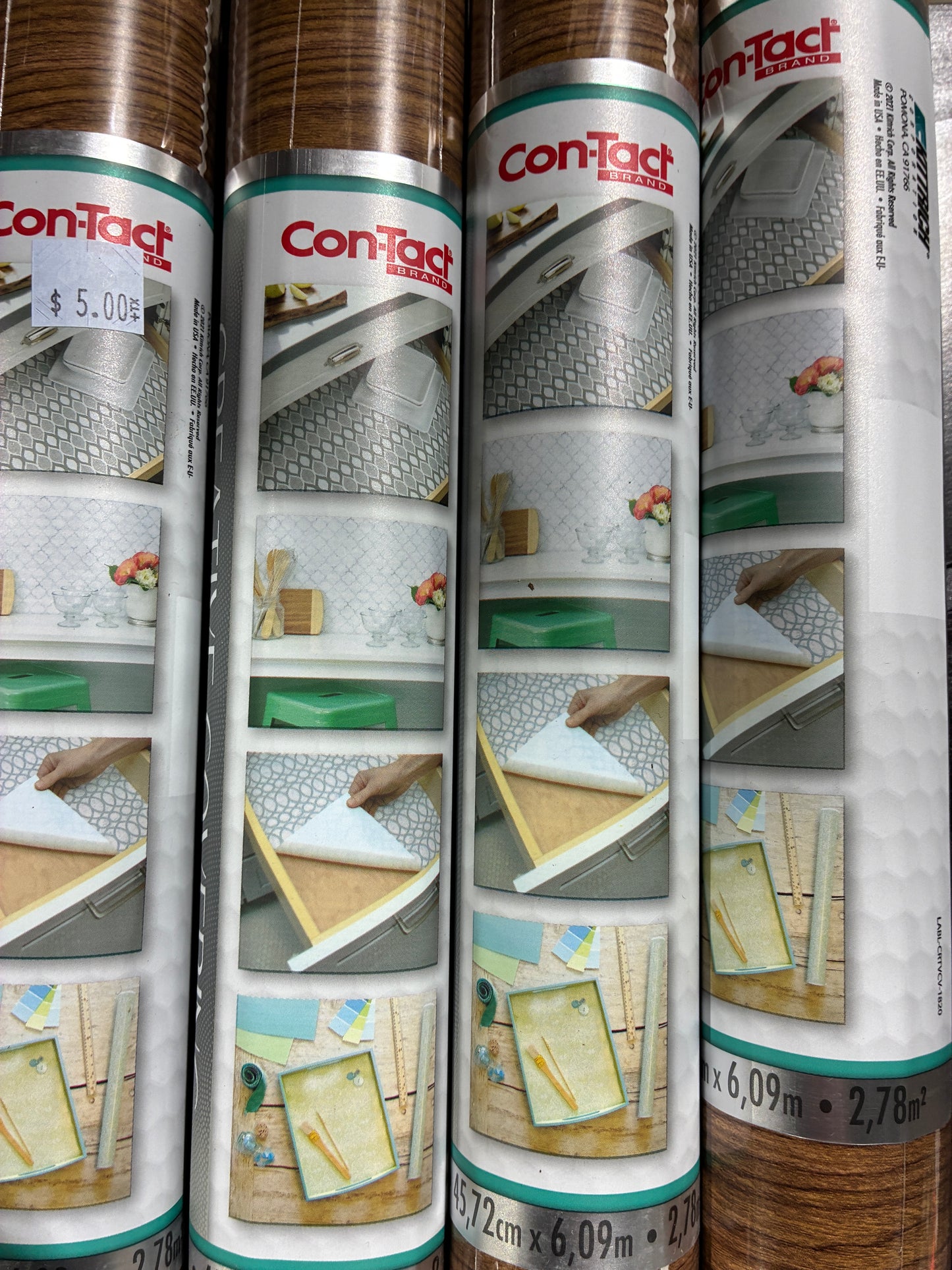 Con-Tact Creative Covering Adhesive Shelf Liner Rolls $3 each
