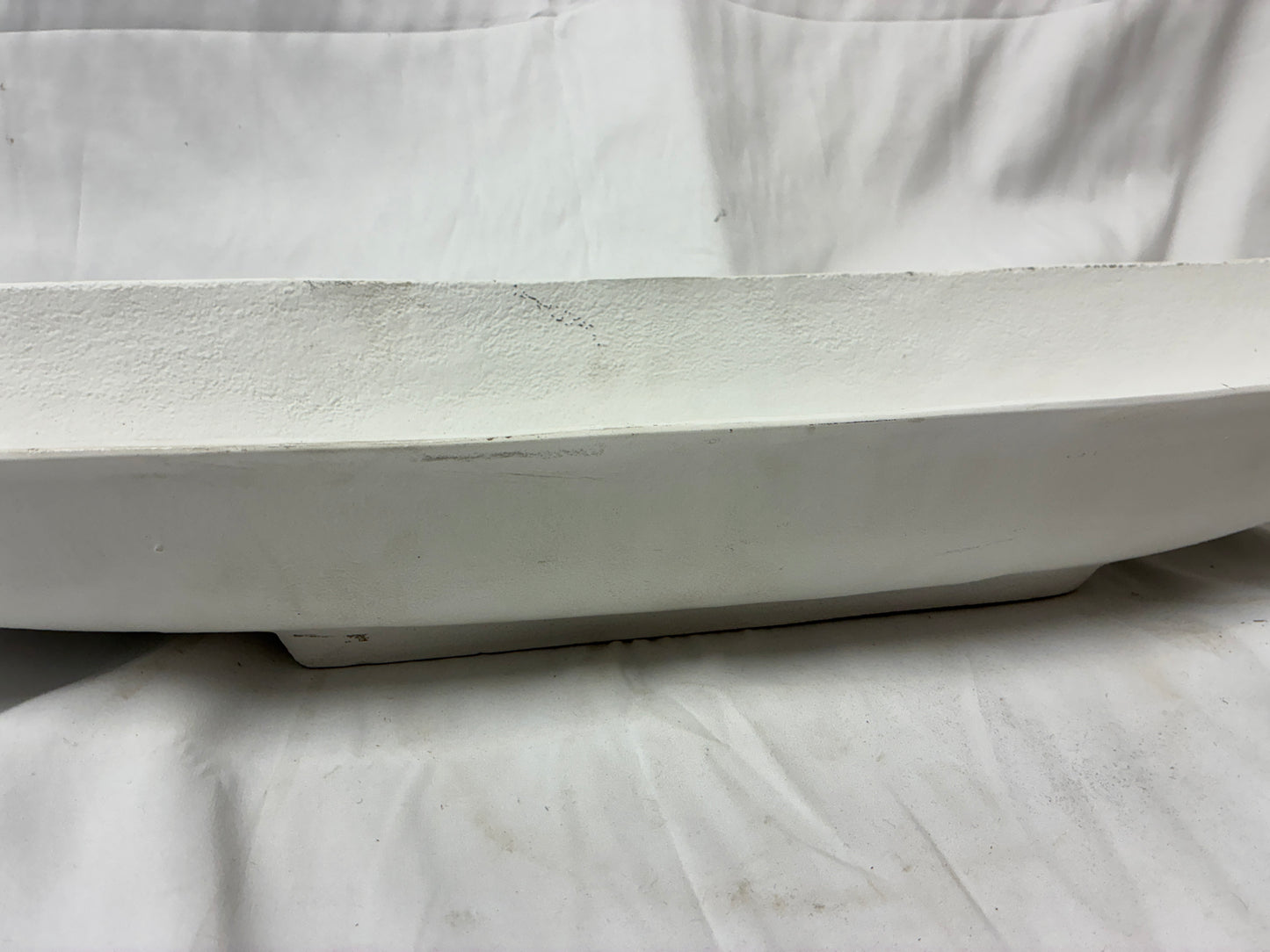 Arhaus Delos Centerpiece Bowl – Extra Long White Statement Tray