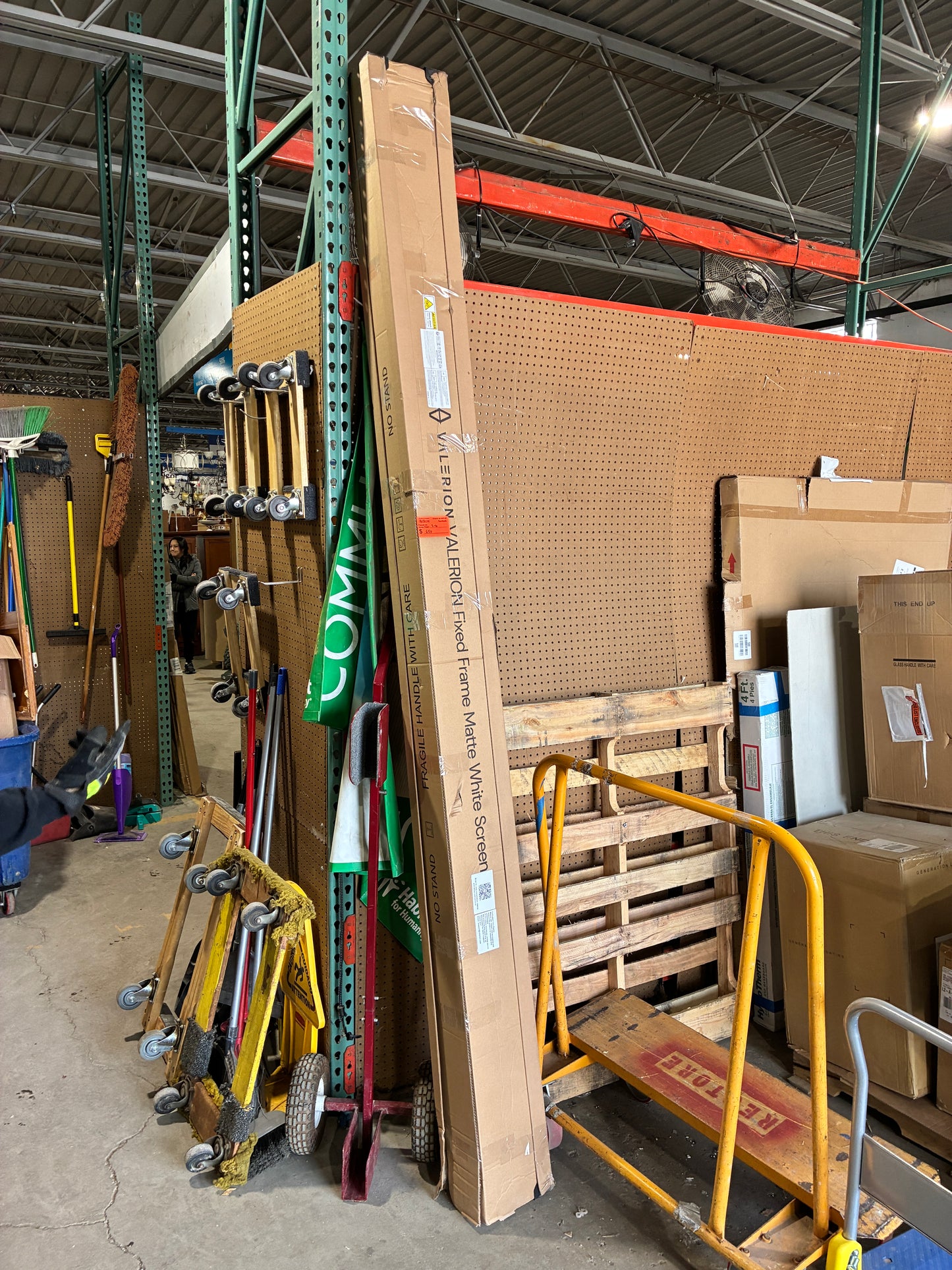 Valerion Fixed Frame Matte White Projection Screen