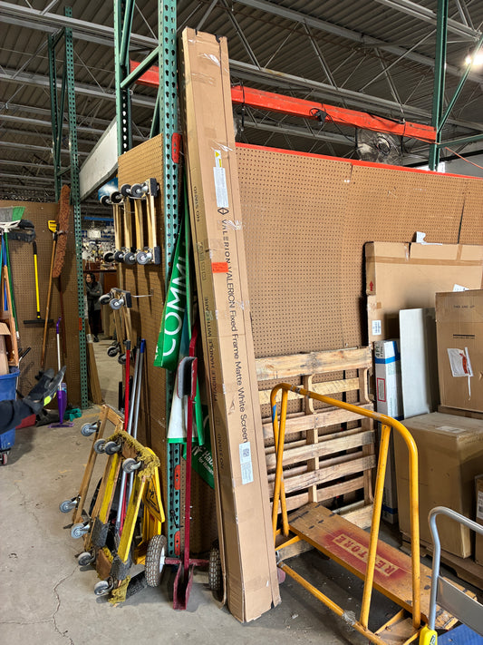 Valerion Fixed Frame Matte White Projection Screen