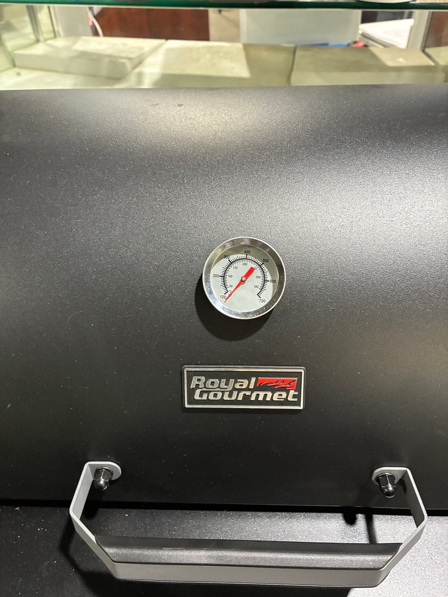Royal Gourmet Barrel Charcoal Grill with Offset Smoker