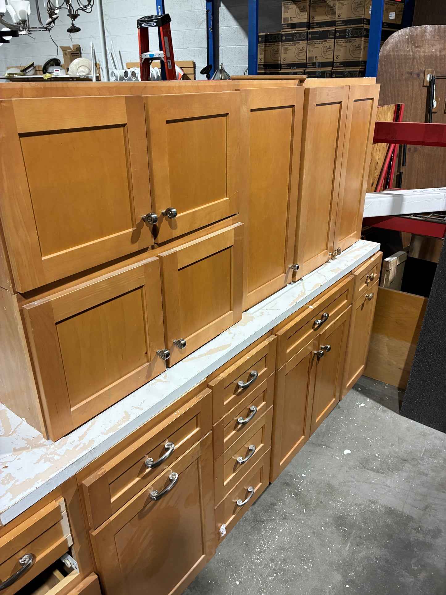 11-Piece Kitchen Cabinet Set with Sink Base & Countertop