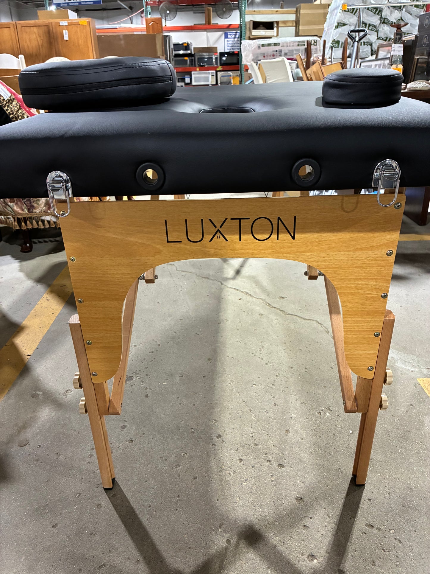 Luxton Portable Black Massage Table