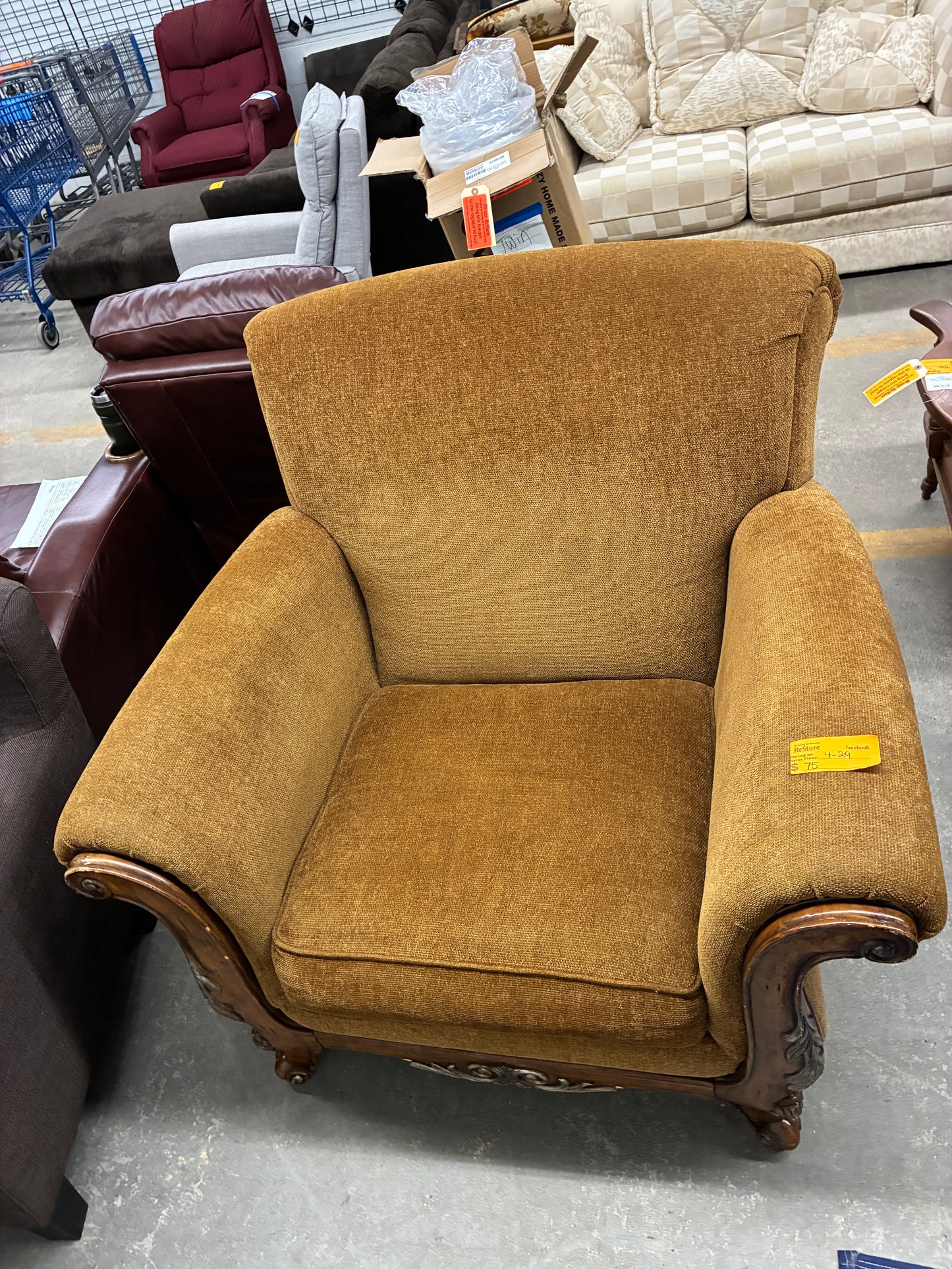 Cindy Crawford Home Upholstered Armchair