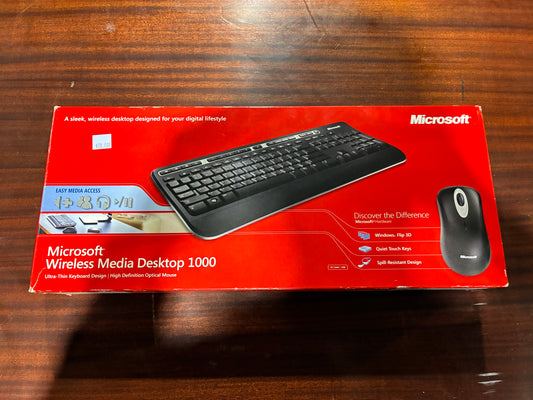 Microsoft Wireless Media Desktop 1000 Keyboard and Mouse Set