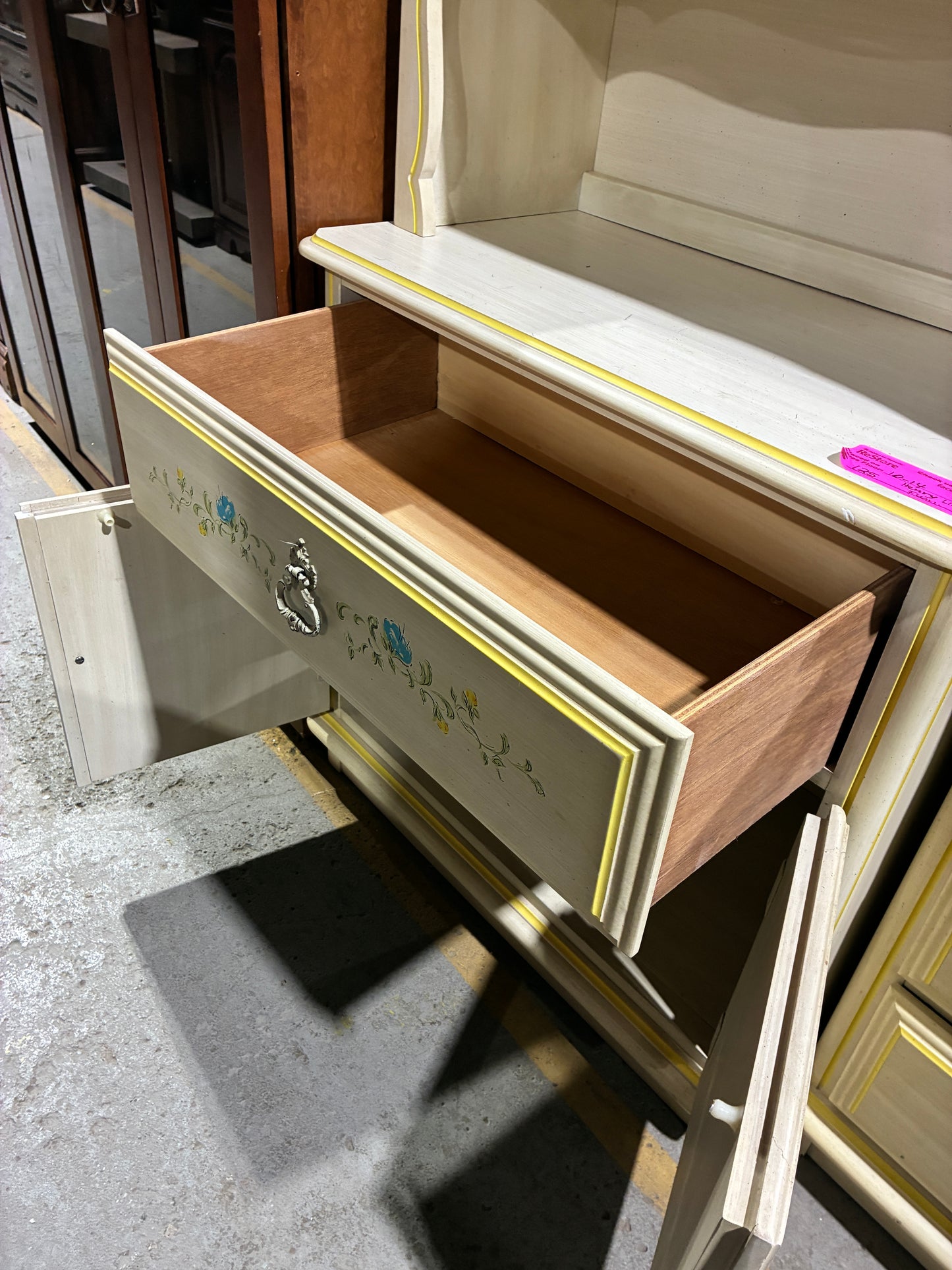 Henry Link Vintage Hutch Cabinet