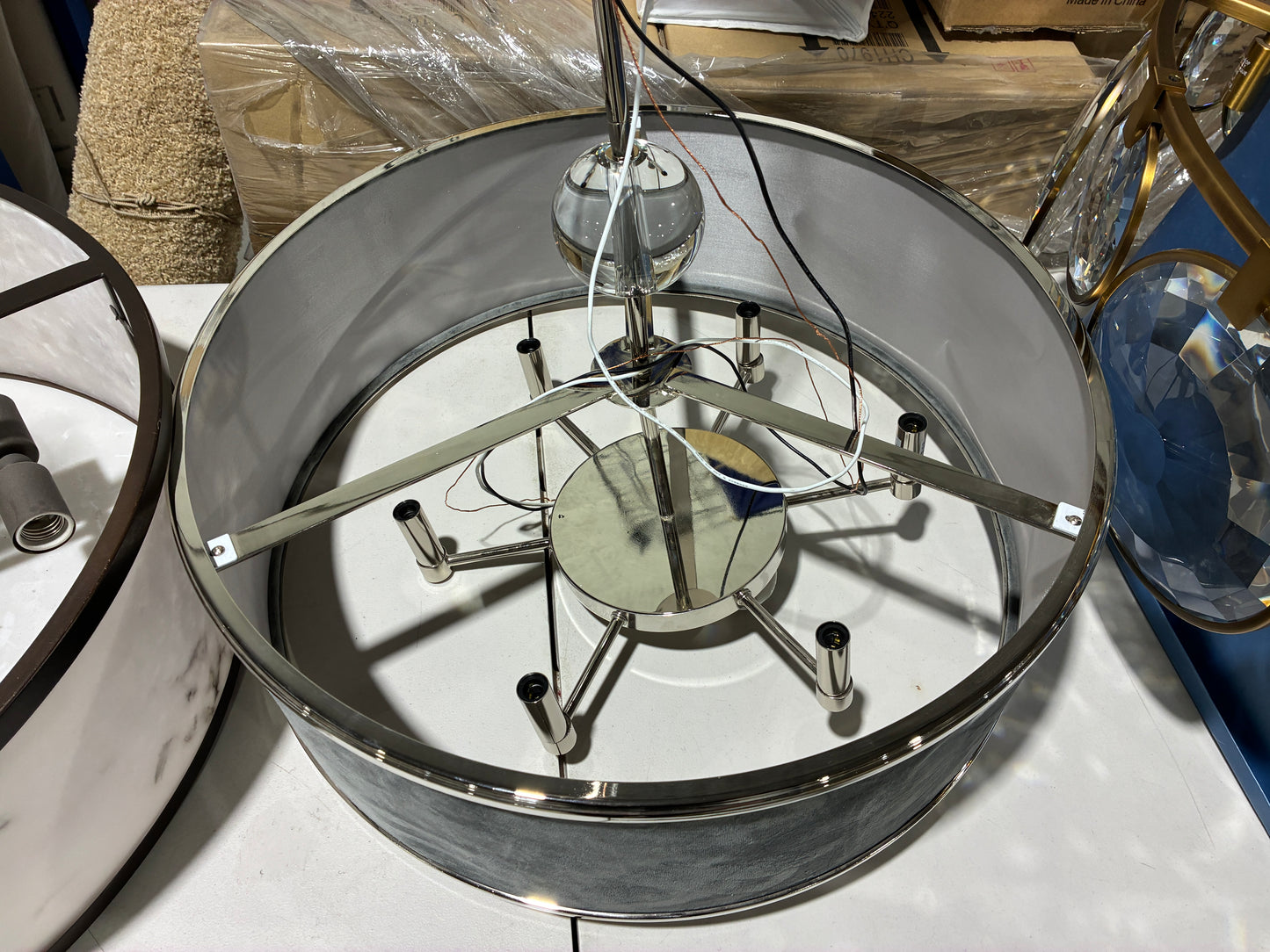 Metropolitan Lighting Luxour 6 Light Pendant (24” Diameter)