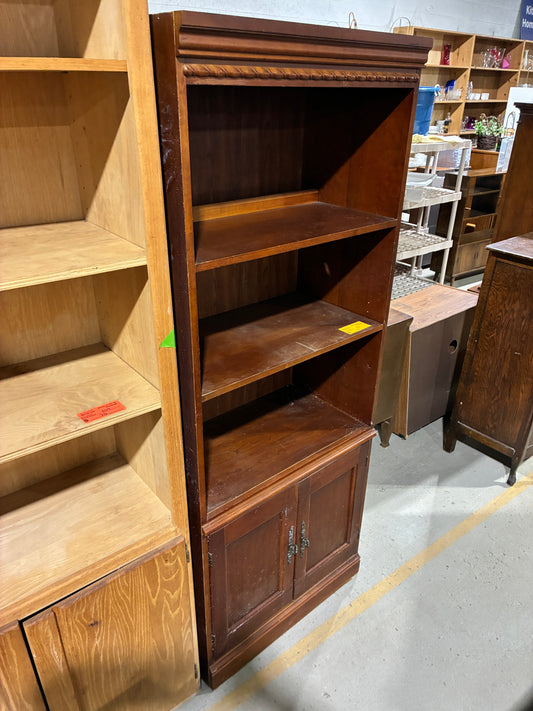 Hooker Furniture Cherry Wall Unit Bookcase Cabinet #2