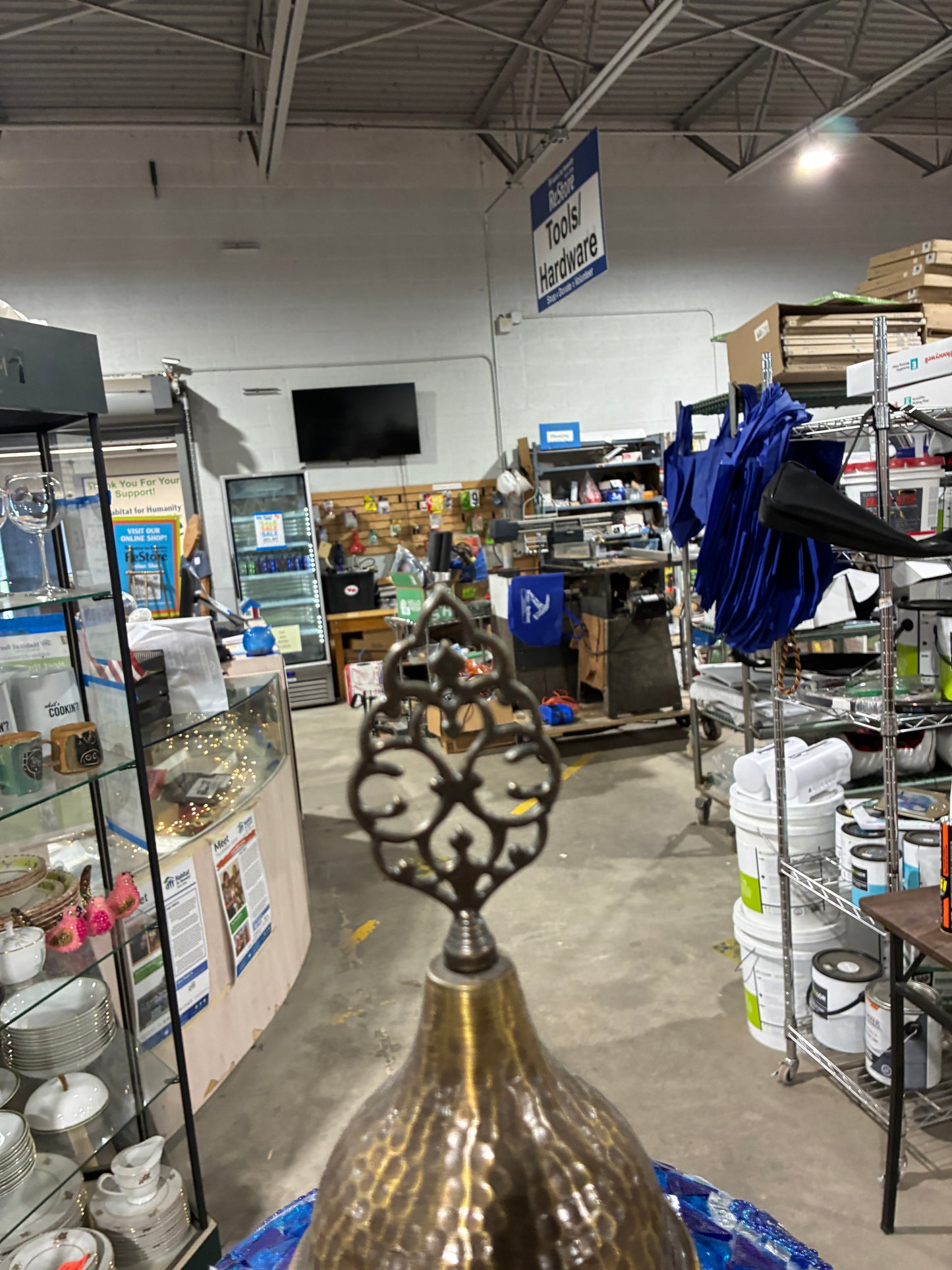 Blue Turkish Mosaic Floor Lamp