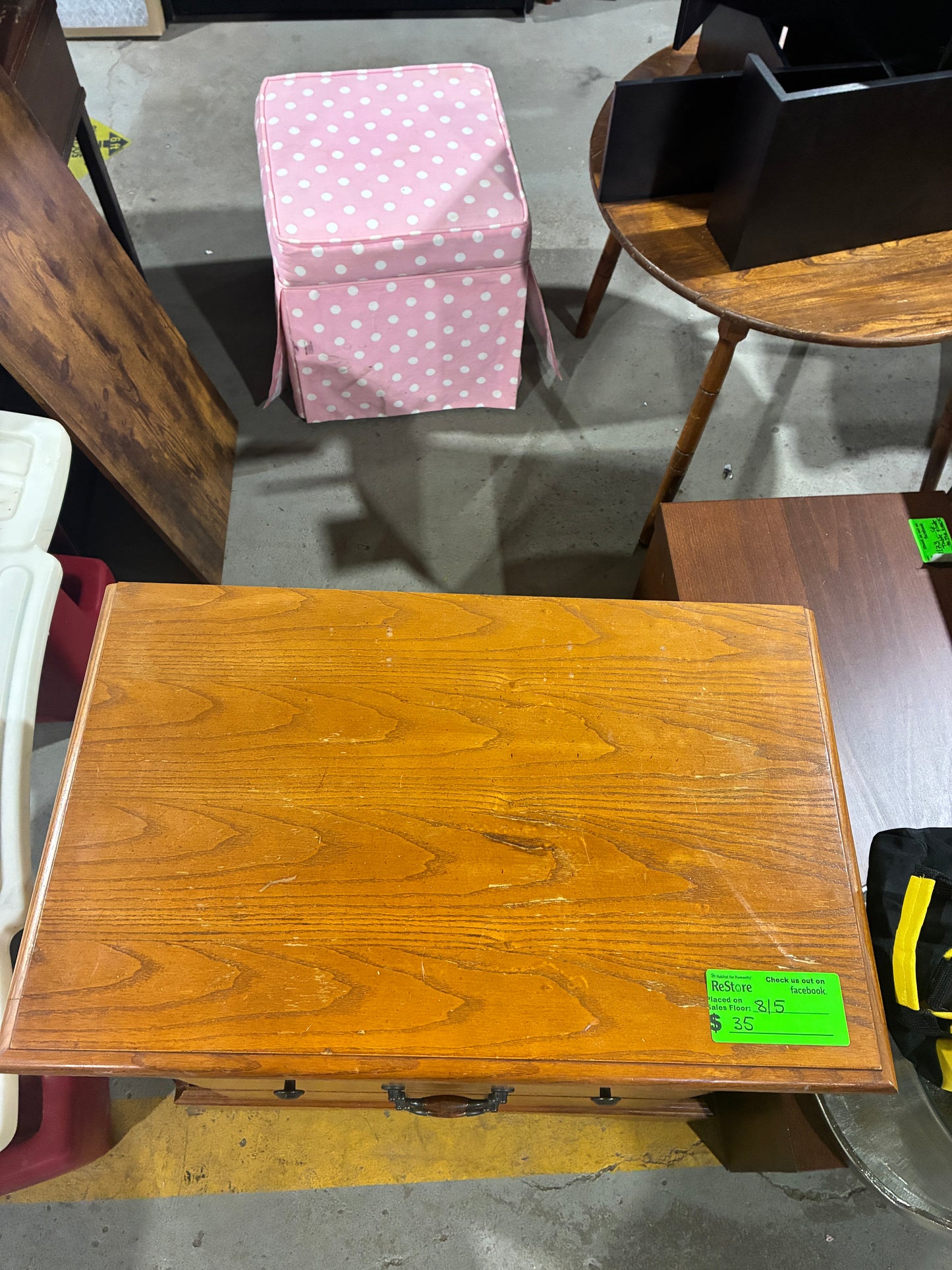 Solid Oak Nightstand