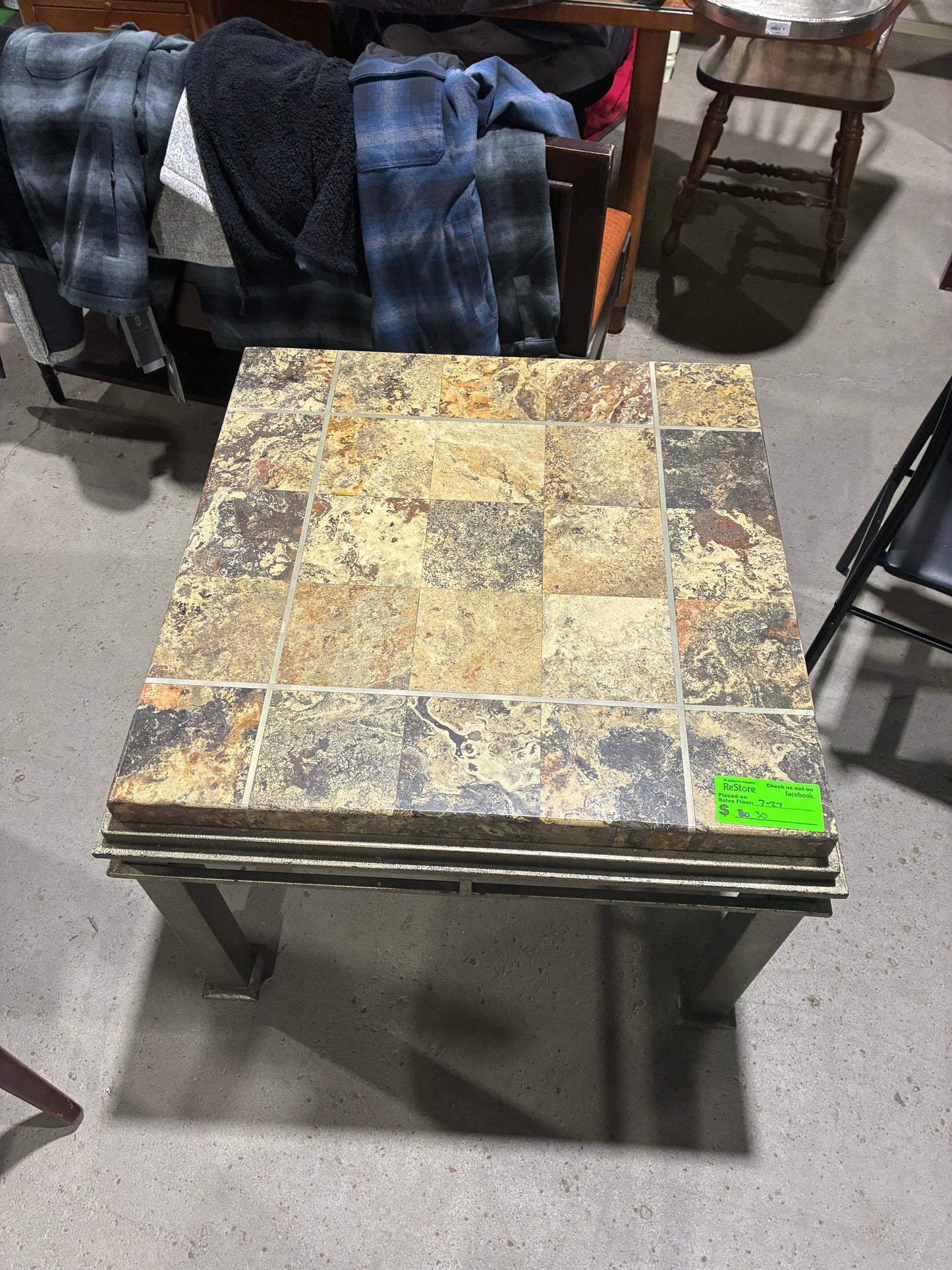 Tile Top End Table