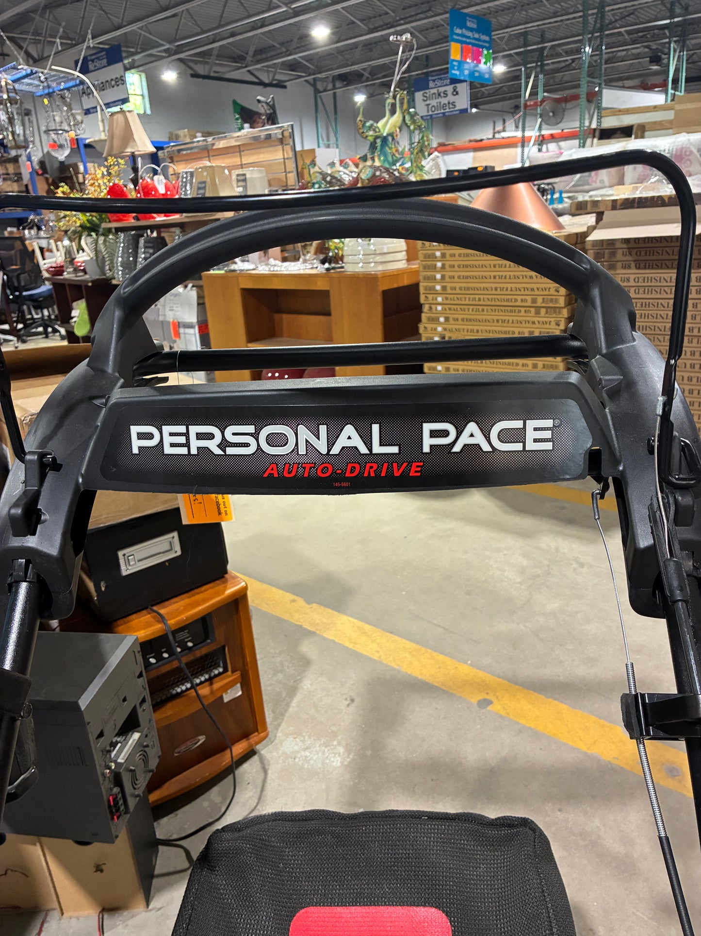 Black Toro Recycler Personal Pace Lawn Mower