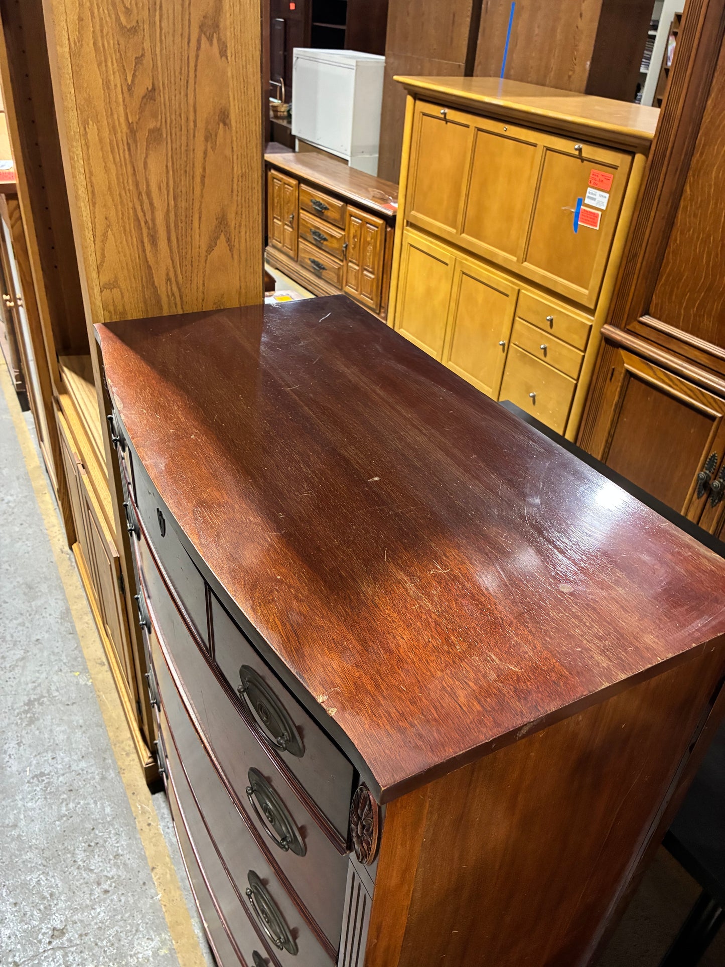 Dixie Mahogany Chest of Drawers