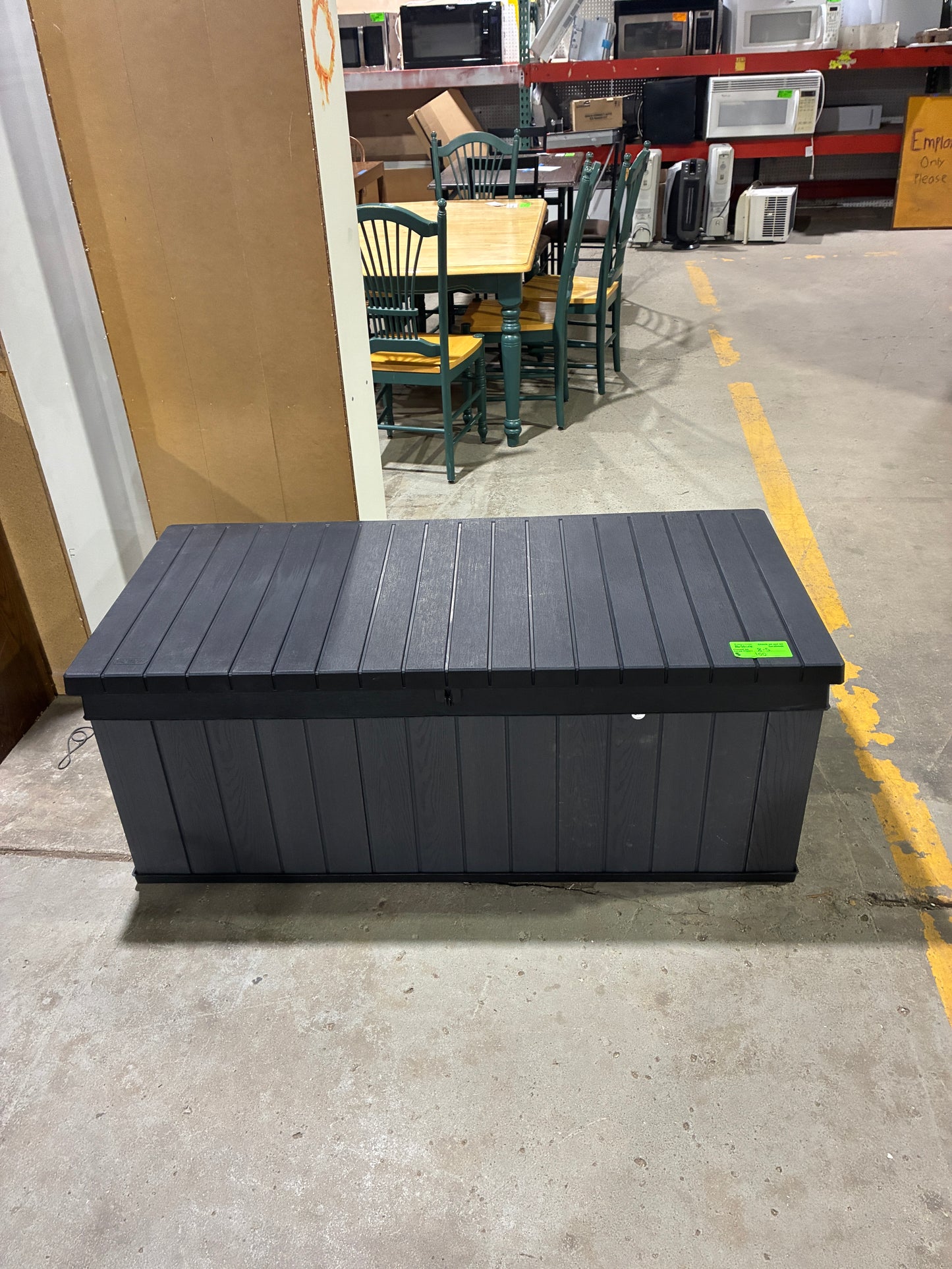 Black Outdoor Storage Deck Box